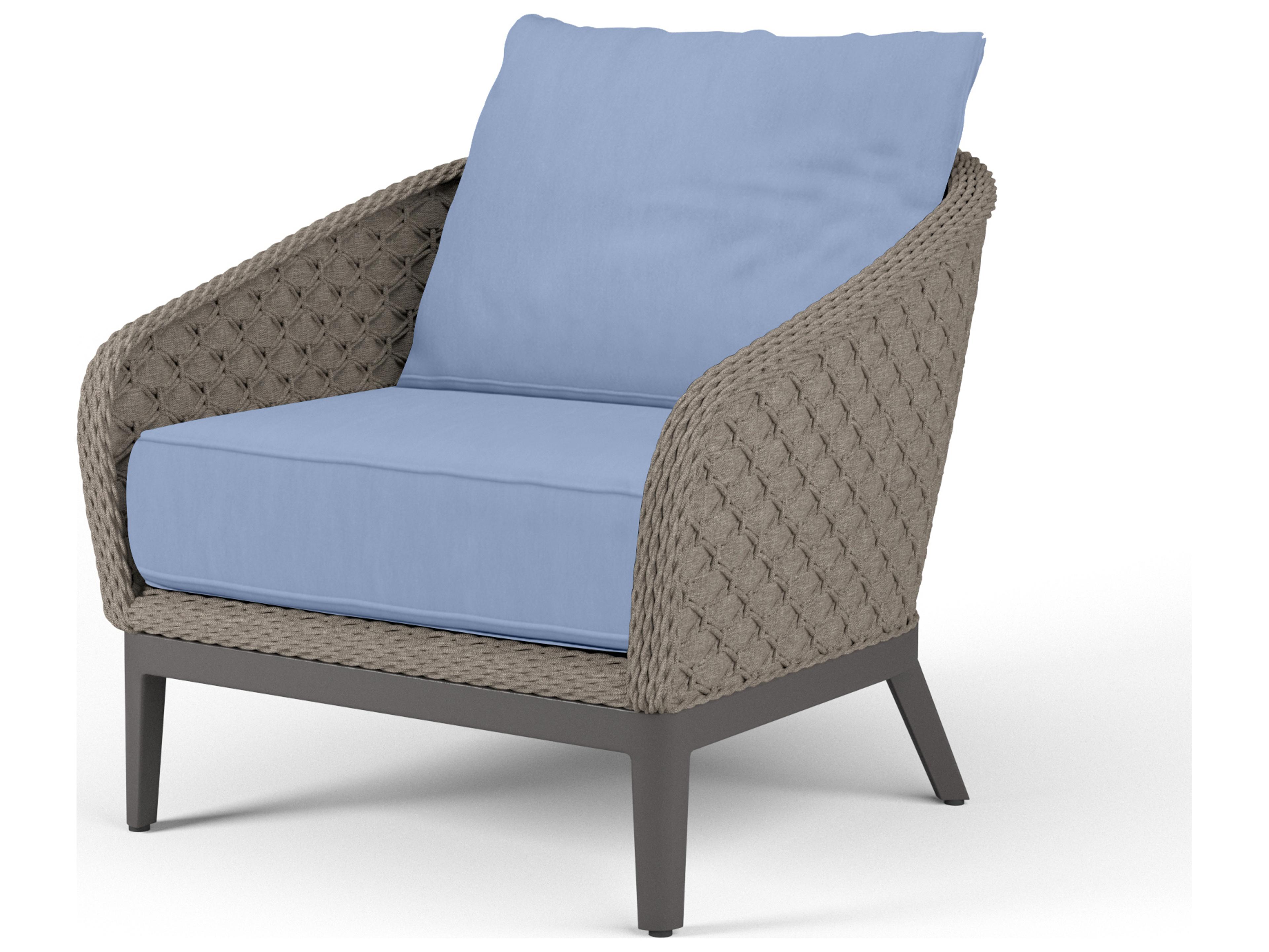 Sunset West Marbella Wicker Outdoor Patio Lounge Chair