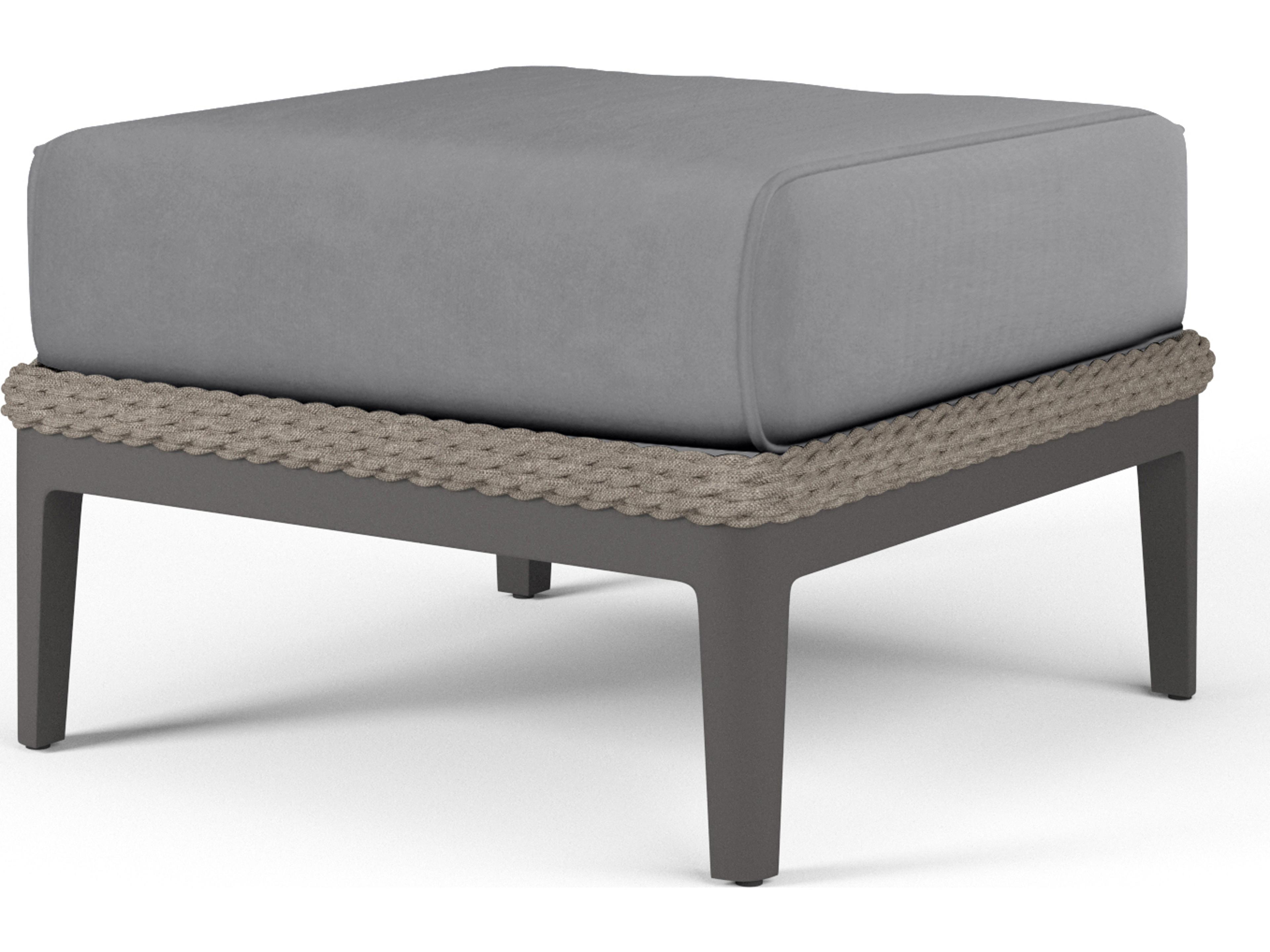 Marbella Wicker Outdoor Ottoman