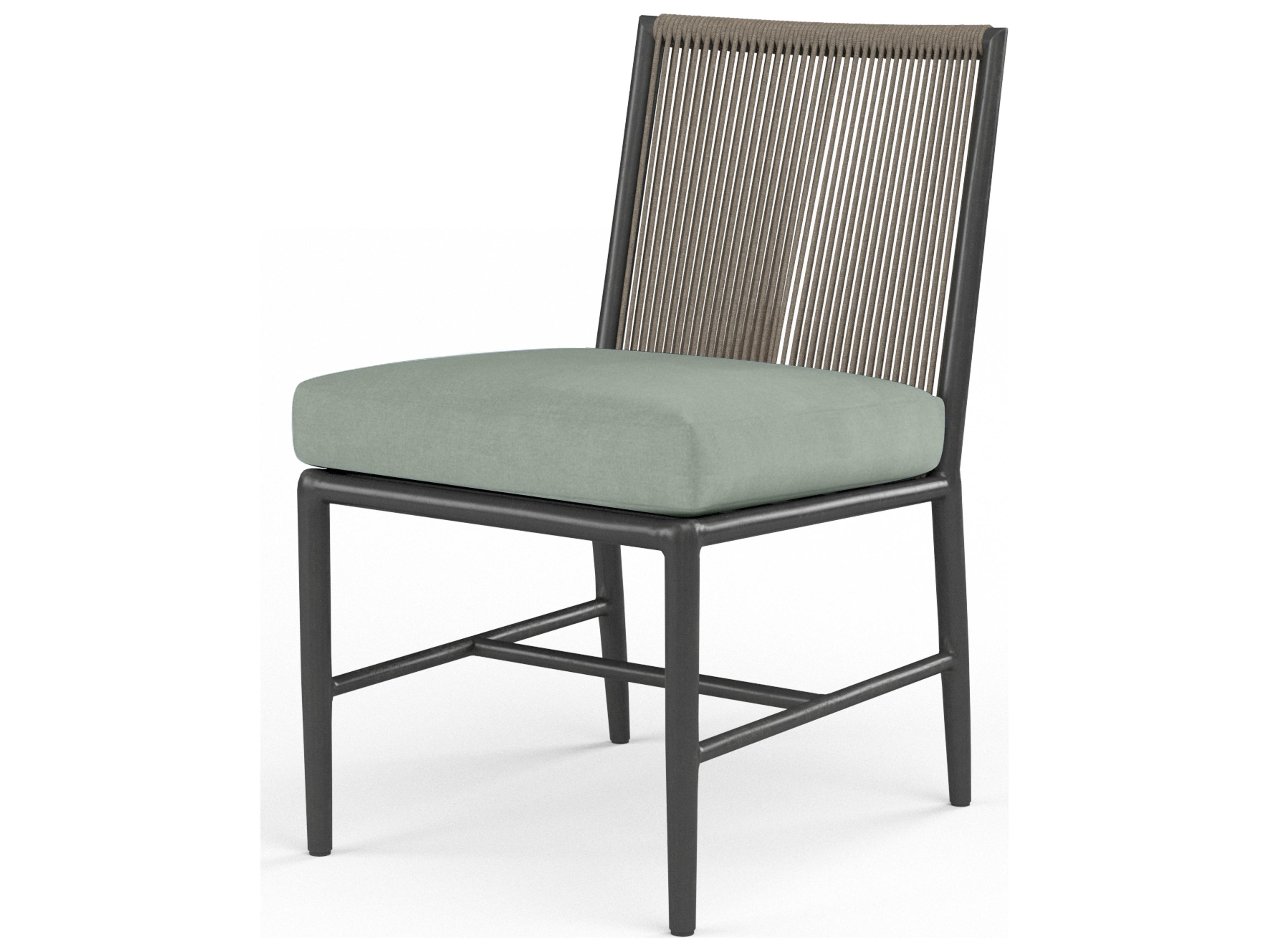 Pietra Armless Dining Chair Outdoor Rope