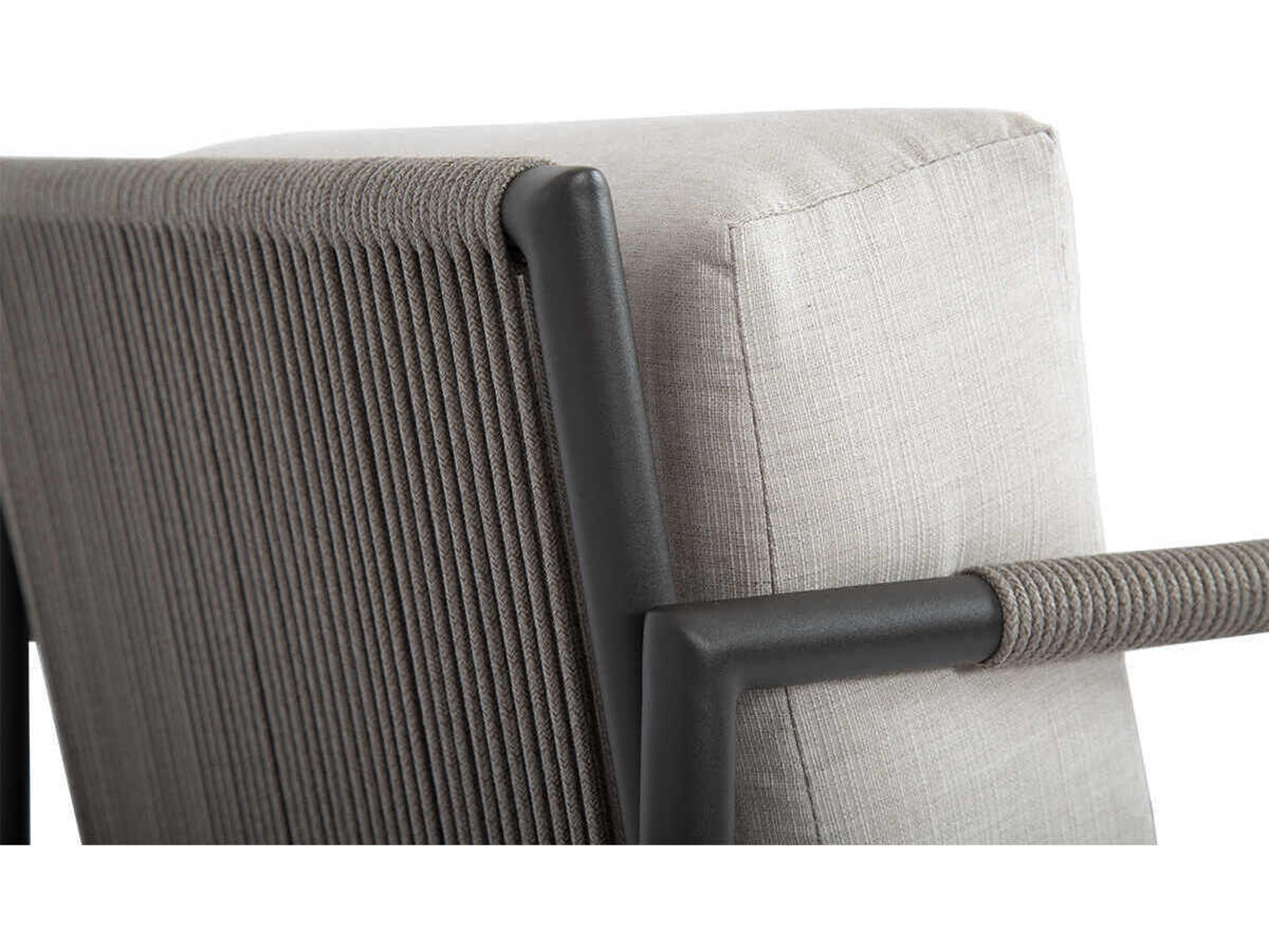 Sunset West Pietra Graphite Aluminum Cushion Lounge Chair