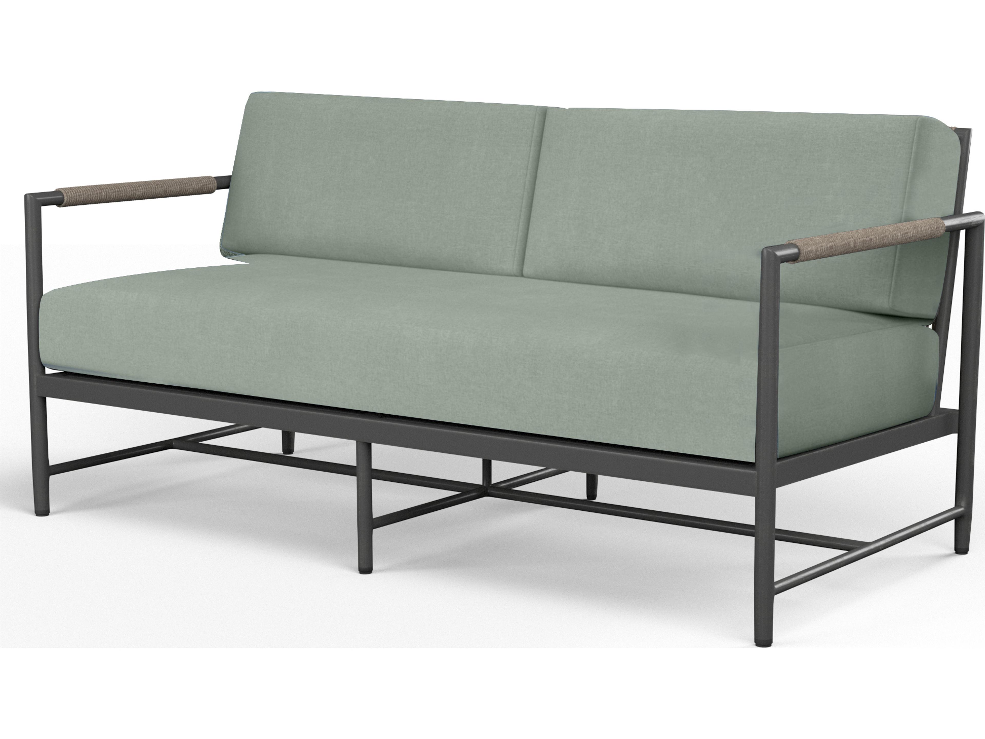 Sunset West Pietra Aluminum Patio Loveseat