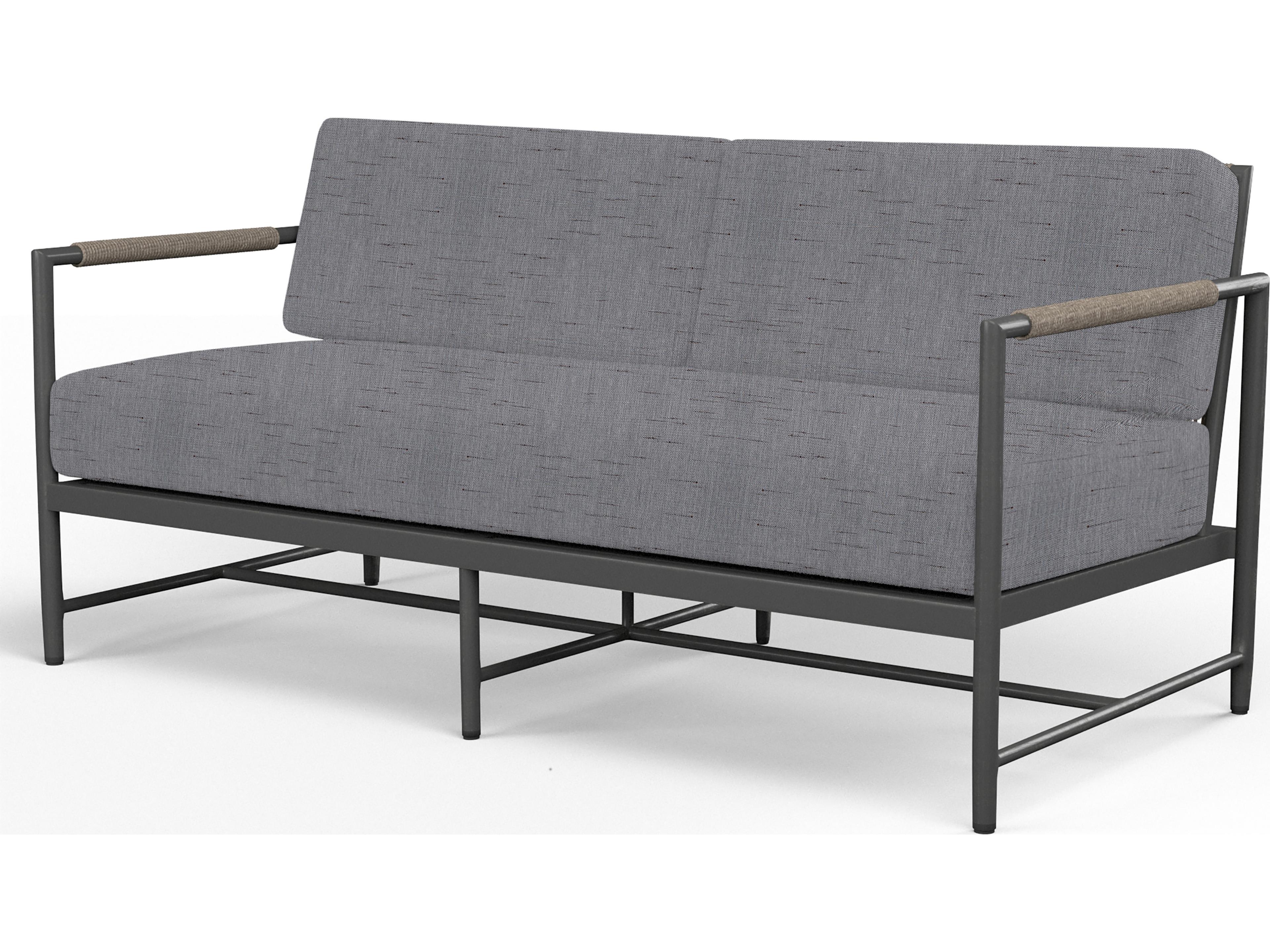 Sunset West Pietra Aluminum Patio Loveseat