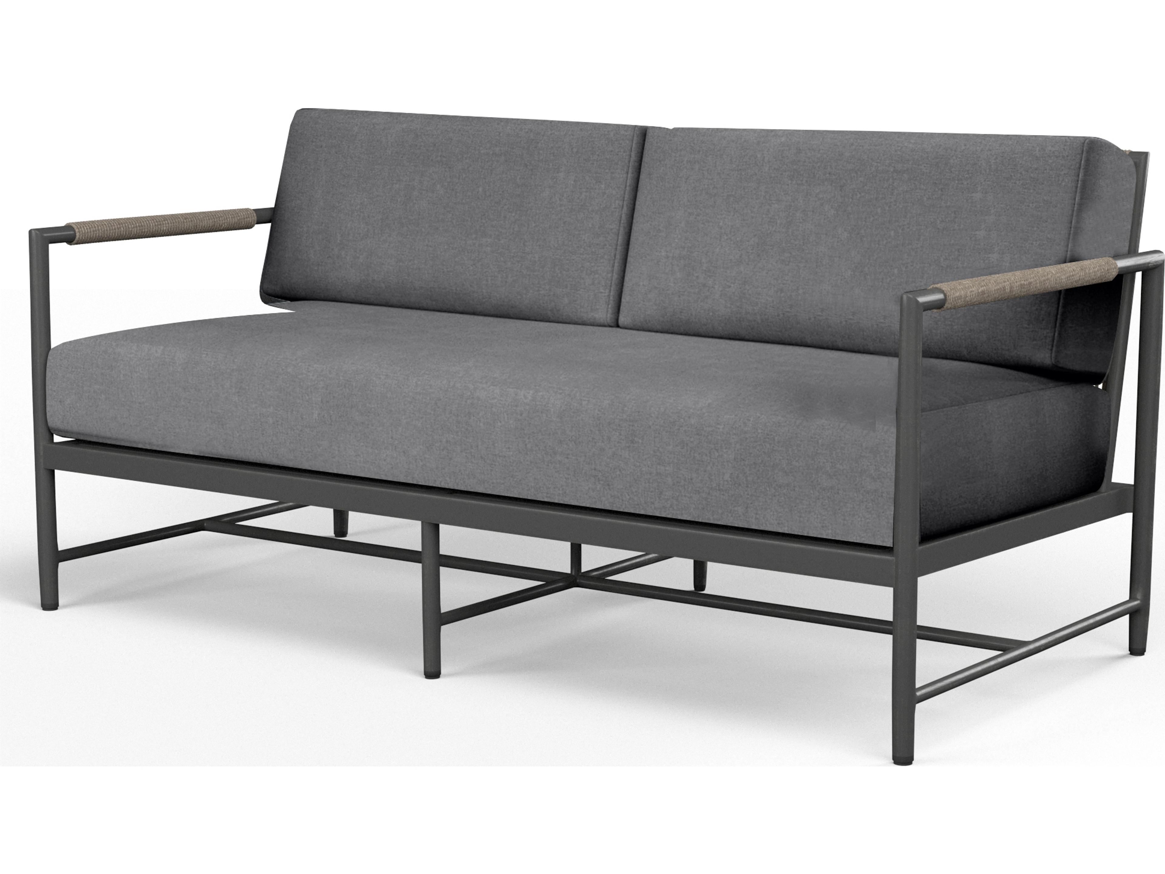 Sunset West Pietra Aluminum Patio Loveseat