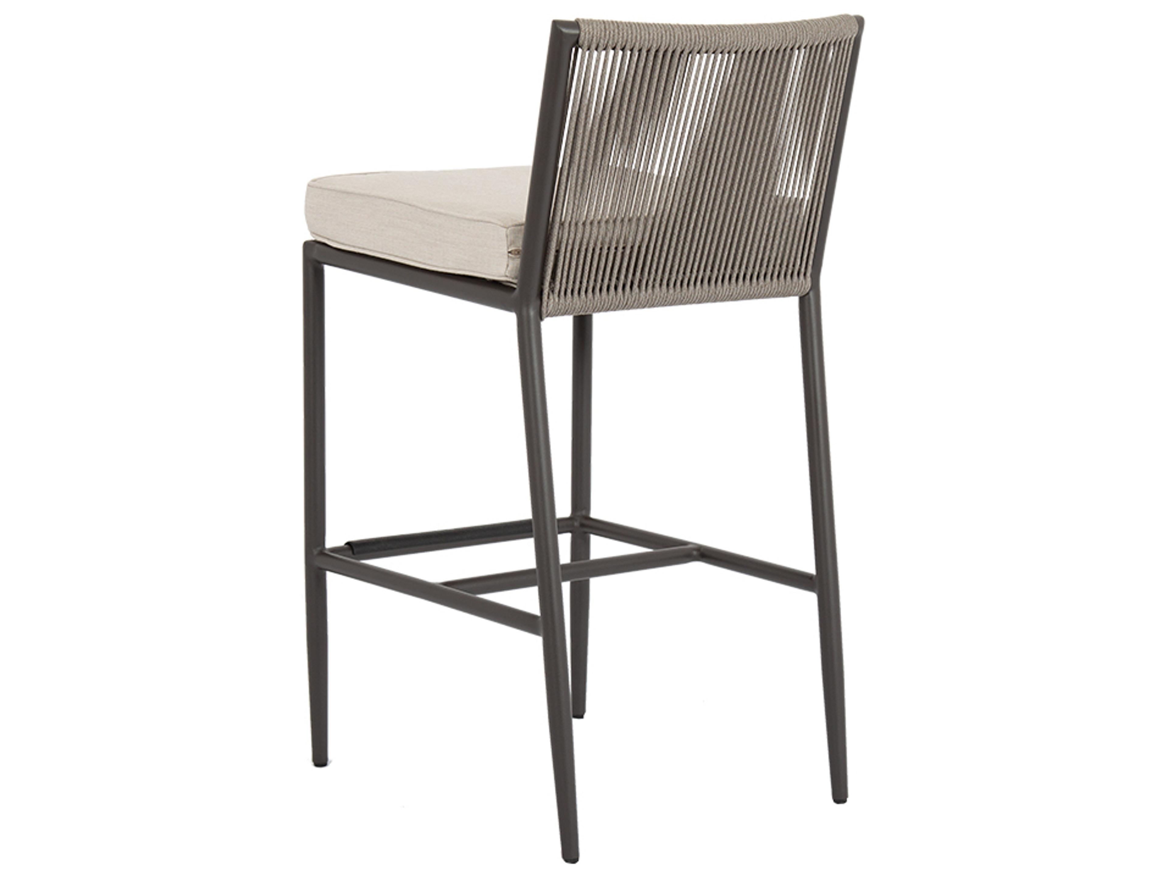 Sunset West Pietra Aluminum Graphite Patio Counter Stool