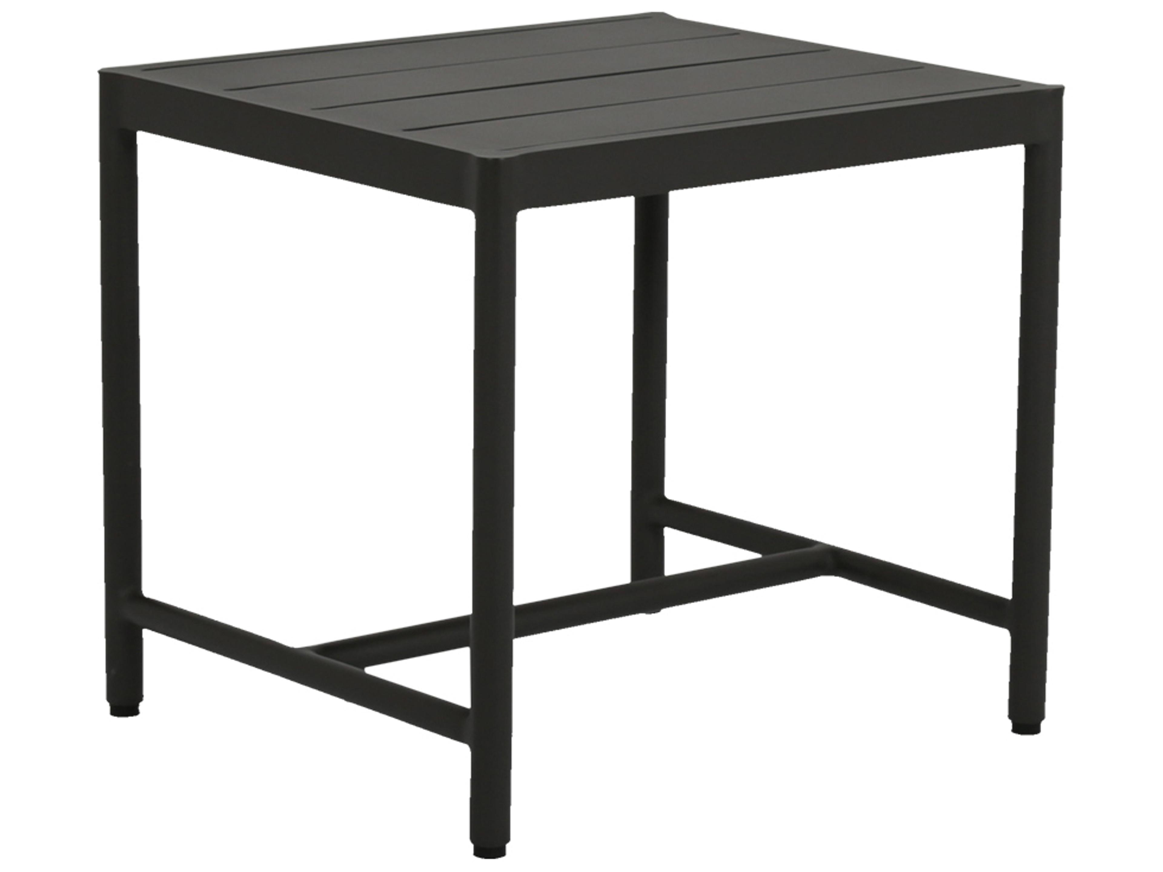 Pietra Outdoor End Table Aluminum