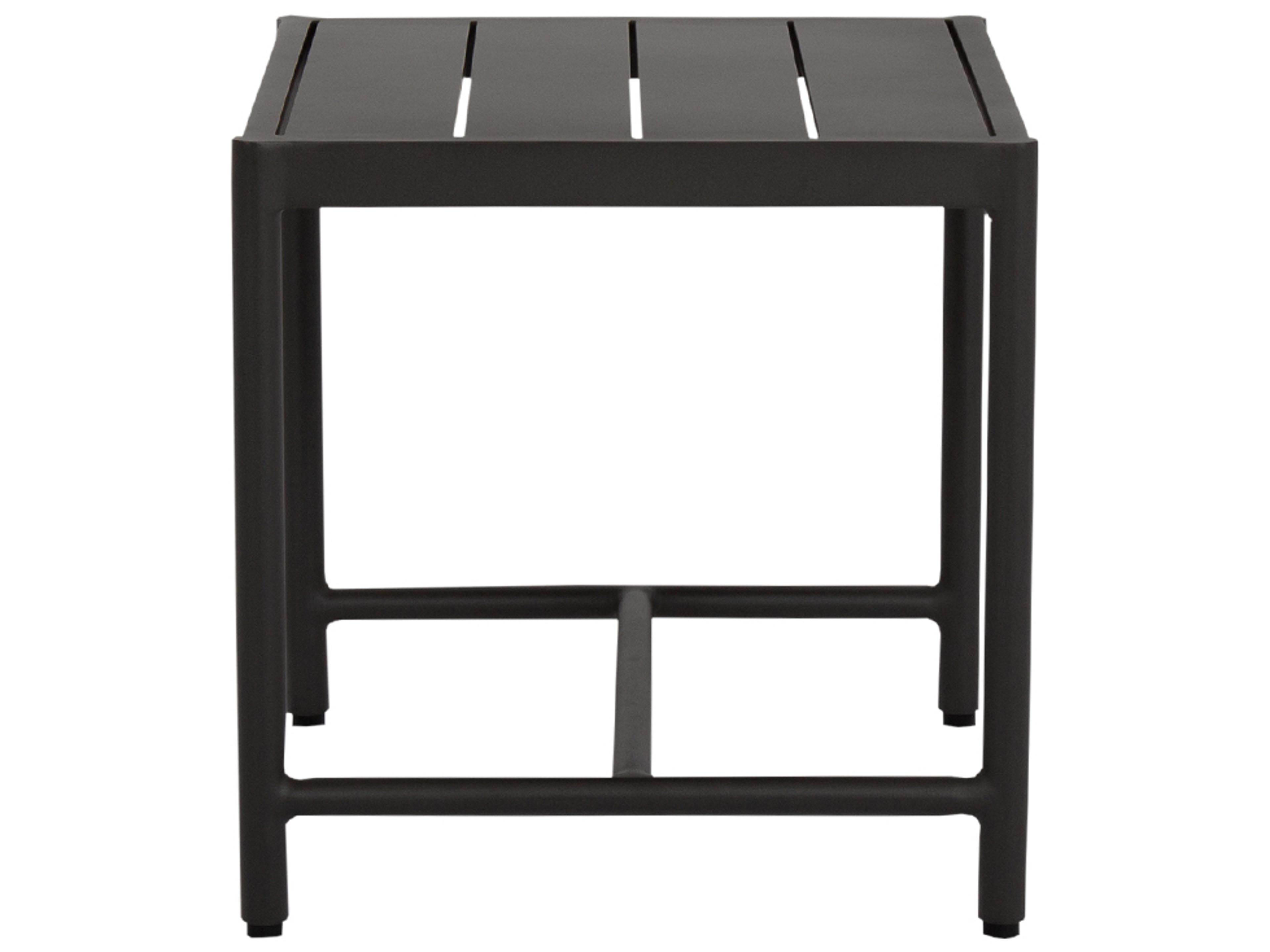 Sunset West Pietra Aluminum Rectangular Outdoor End Table