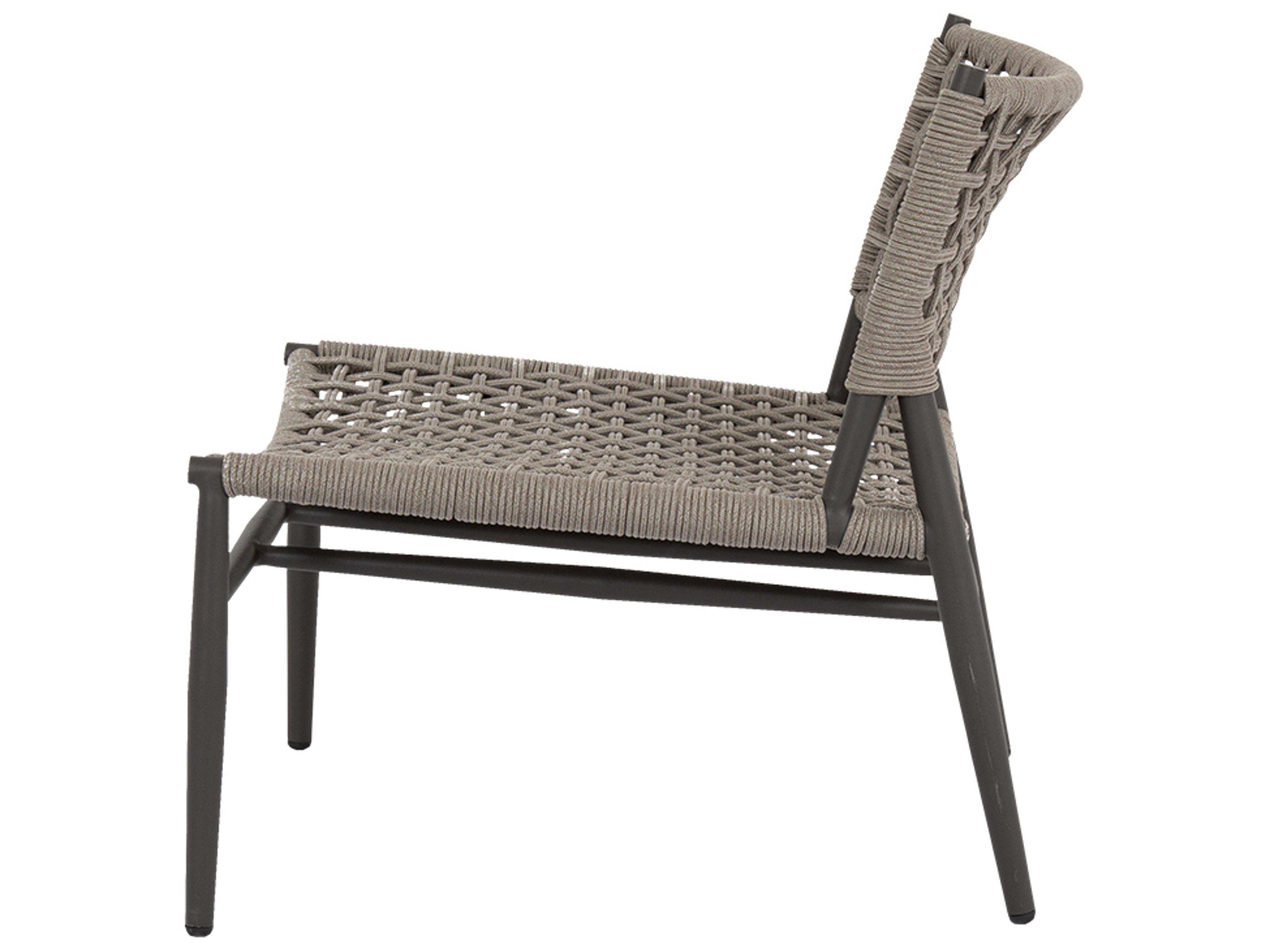 Sunset West Grigio Aluminum Accent Outdoor Patio Lounge Chair
