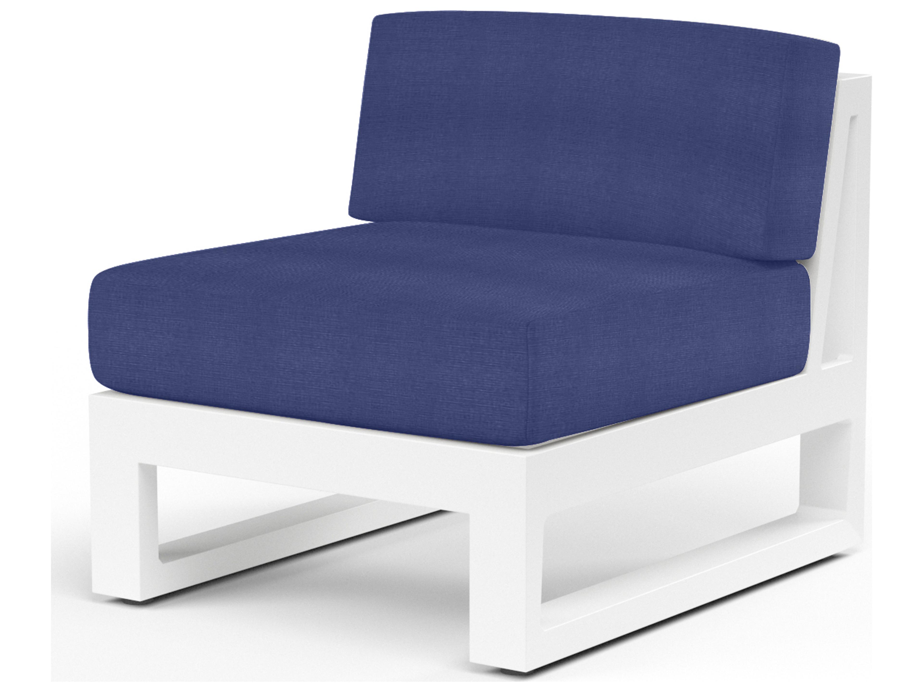 Newport Armless Club Chair Modern Outdoor Seating