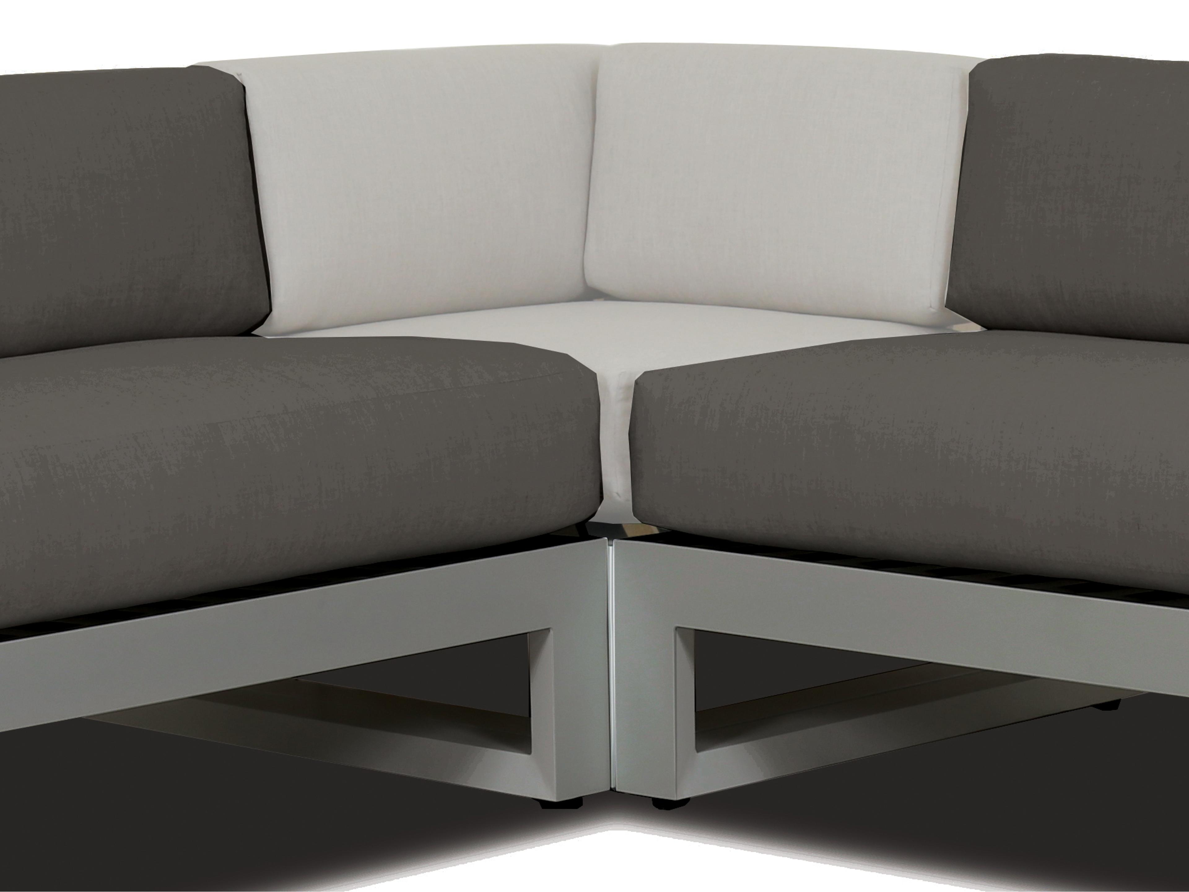 Newport Aluminum Corner Patio Lounge Chair