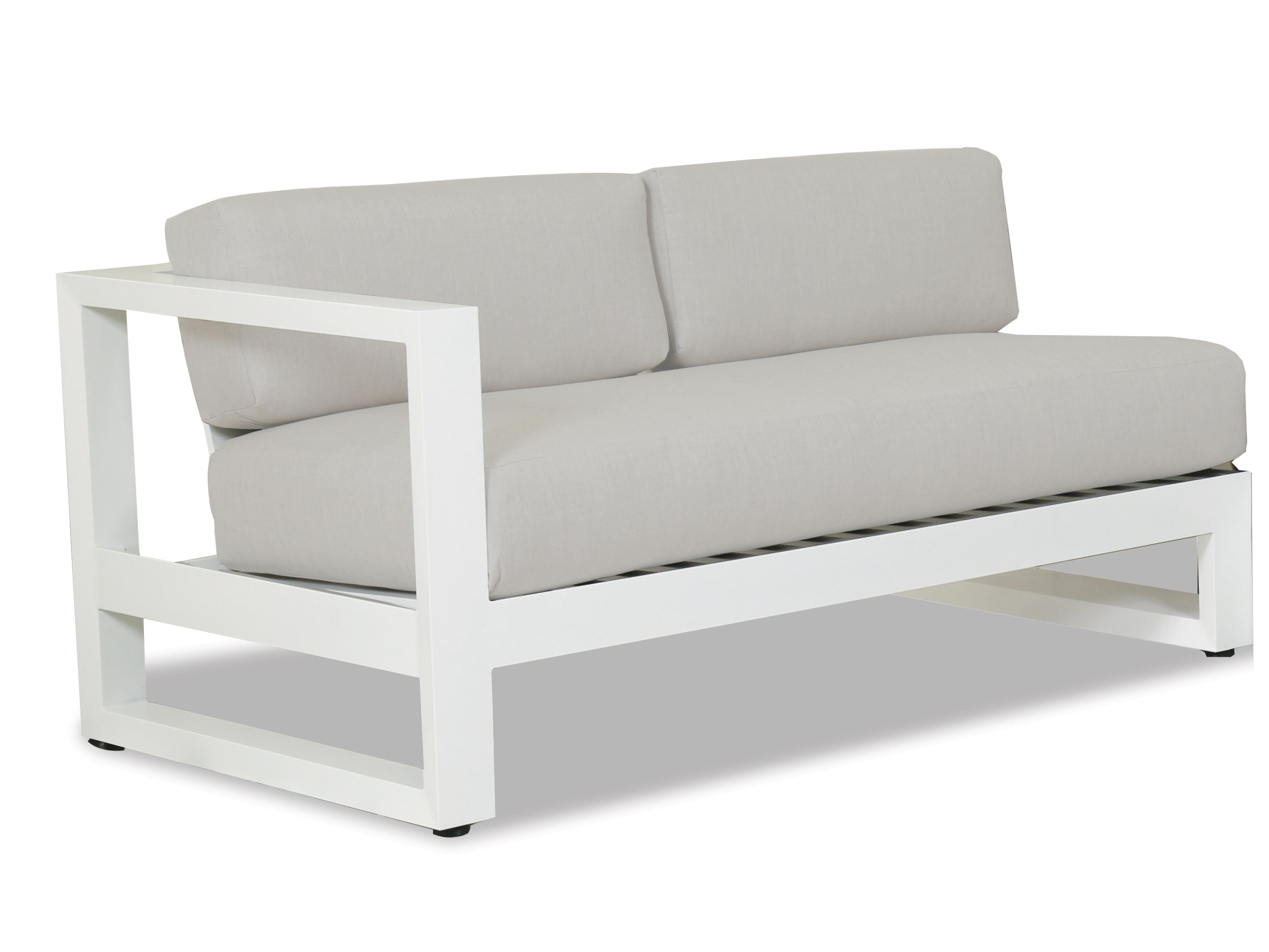 Newport Aluminum Left Arm Outdoor Lounge Chair