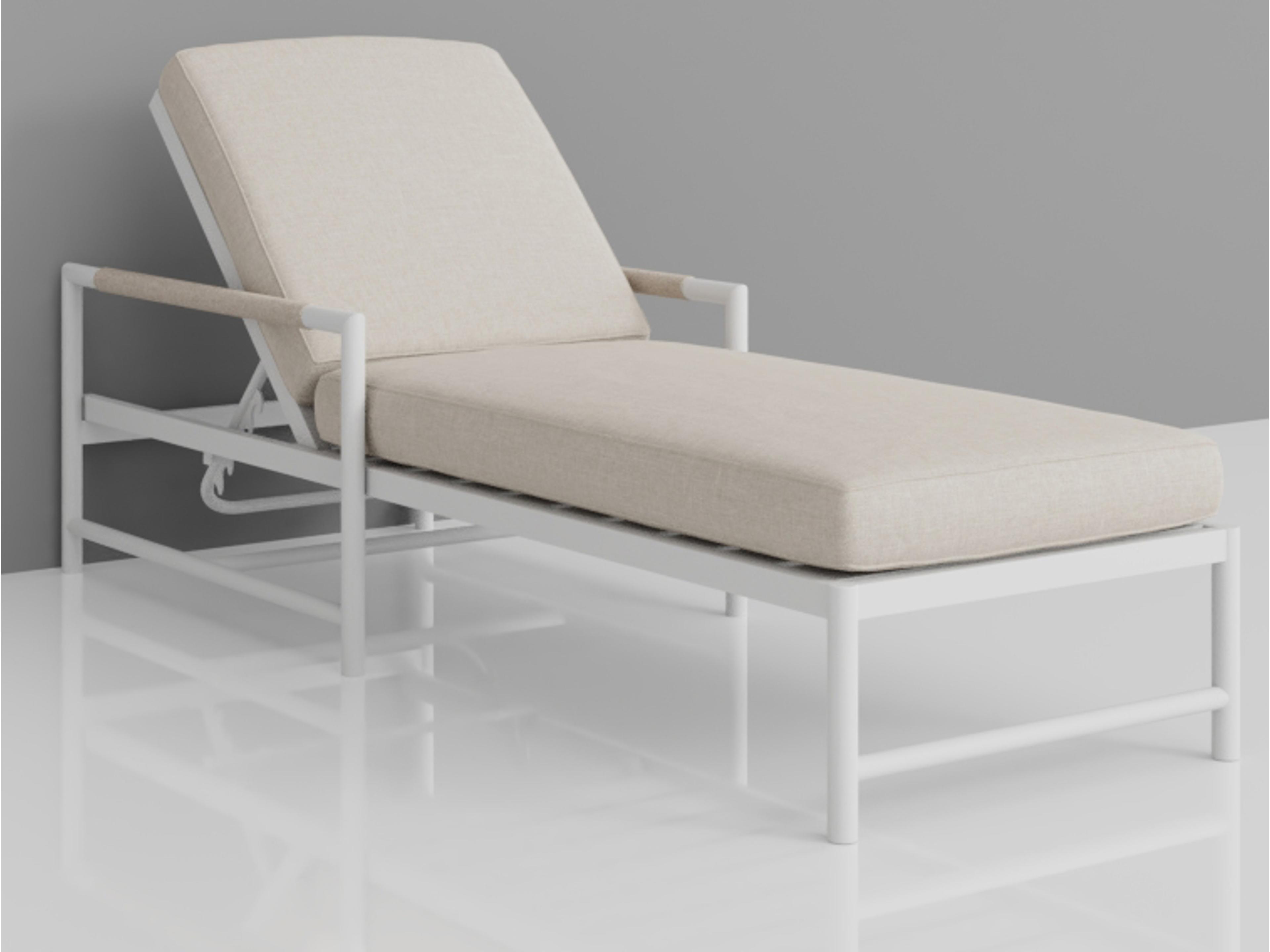 Sabbia Custom Aluminum Outdoor Chaise Lounge