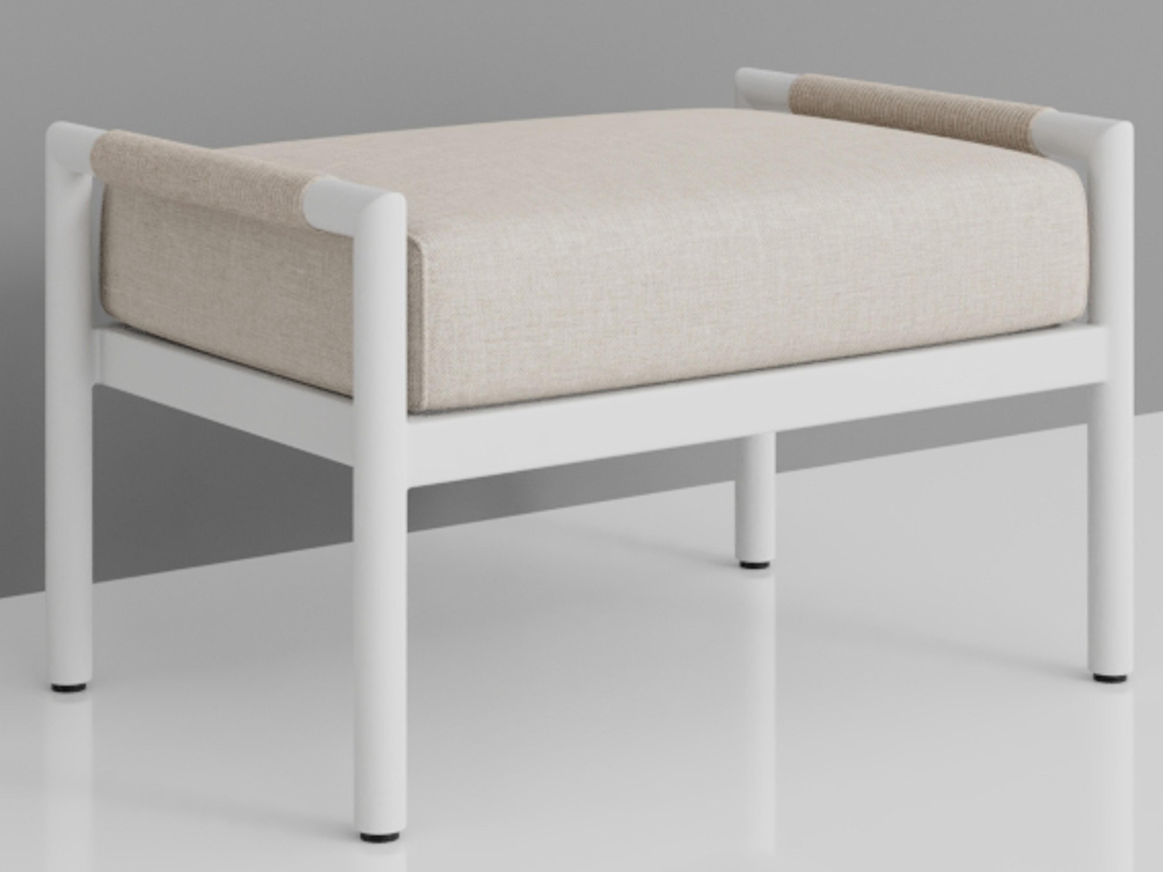 Sabbia Custom Aluminum Outdoor Ottoman