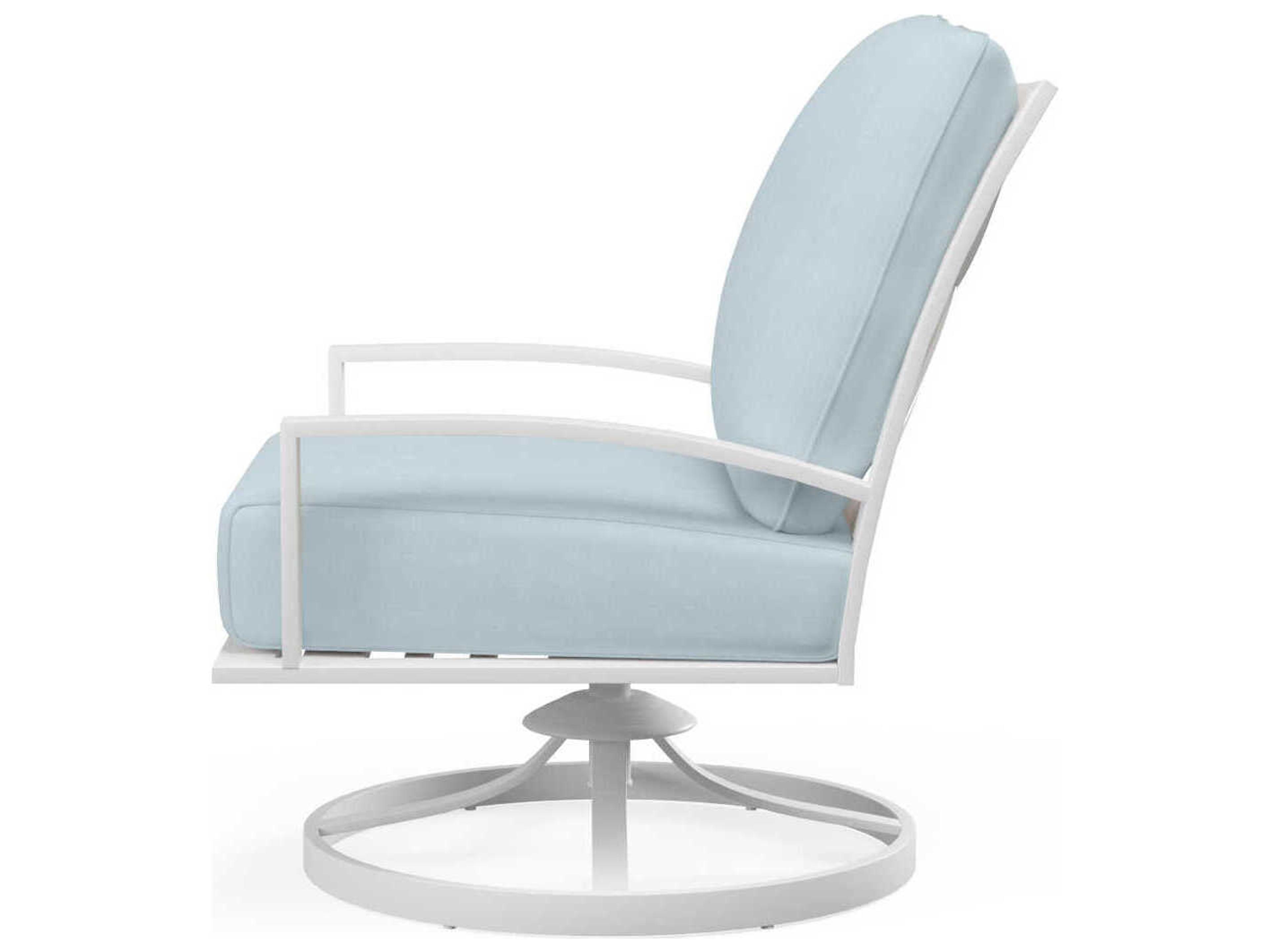 Sunset West Bristol White Aluminum Cushion Lounge Chair