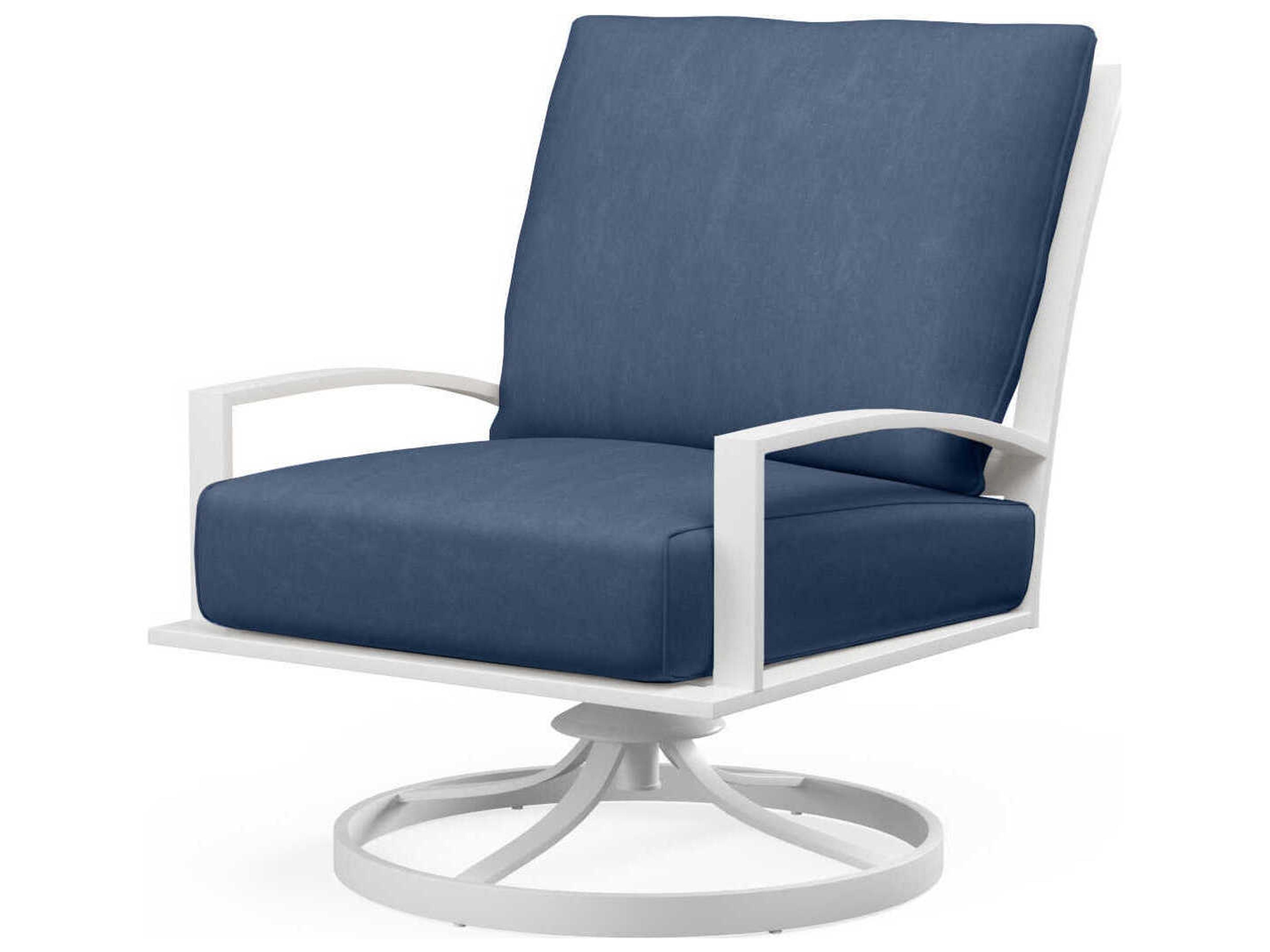 Bristol White Aluminum Cushion Lounge Chair