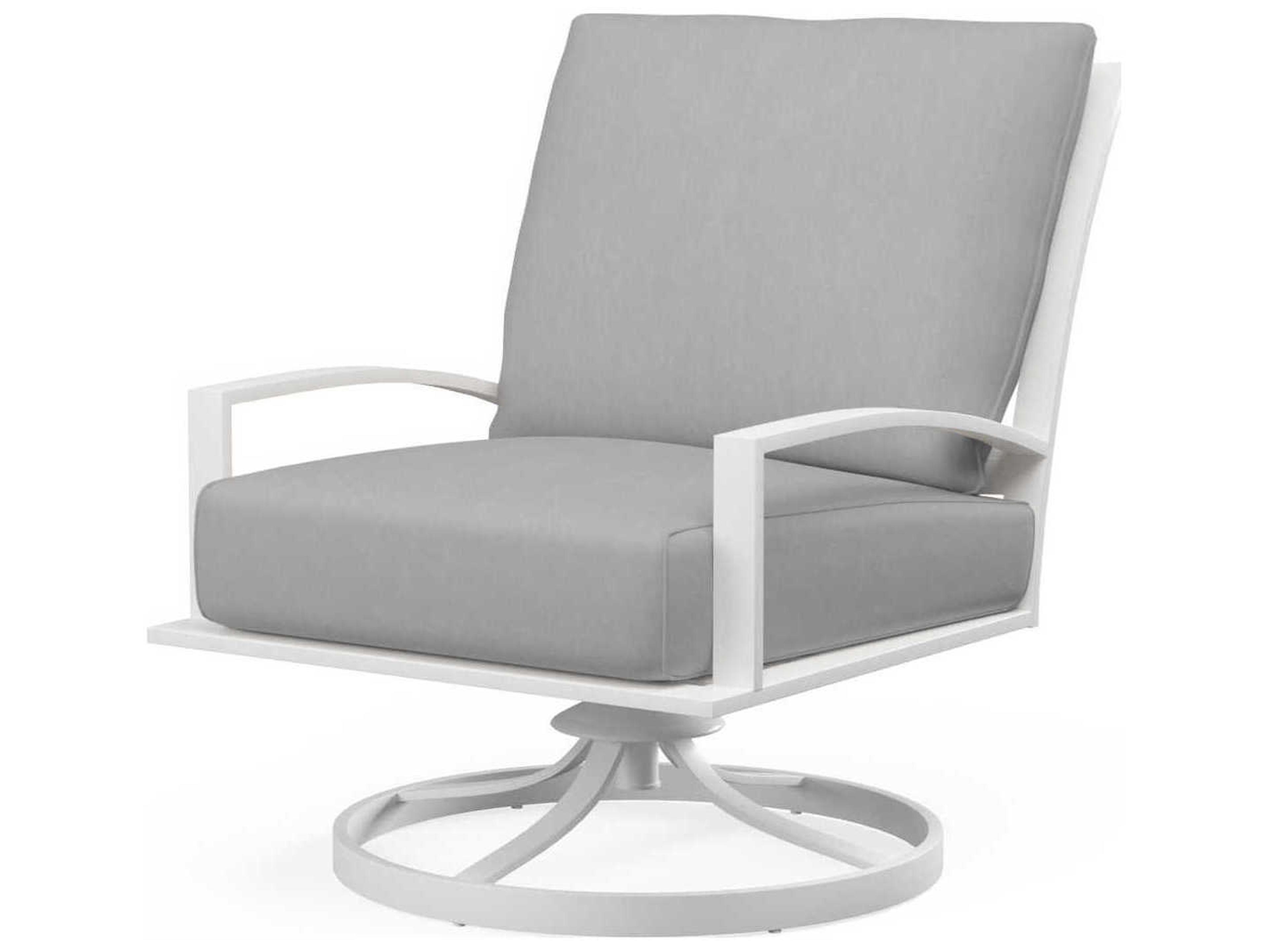 Bristol White Aluminum Cushion Lounge Chair