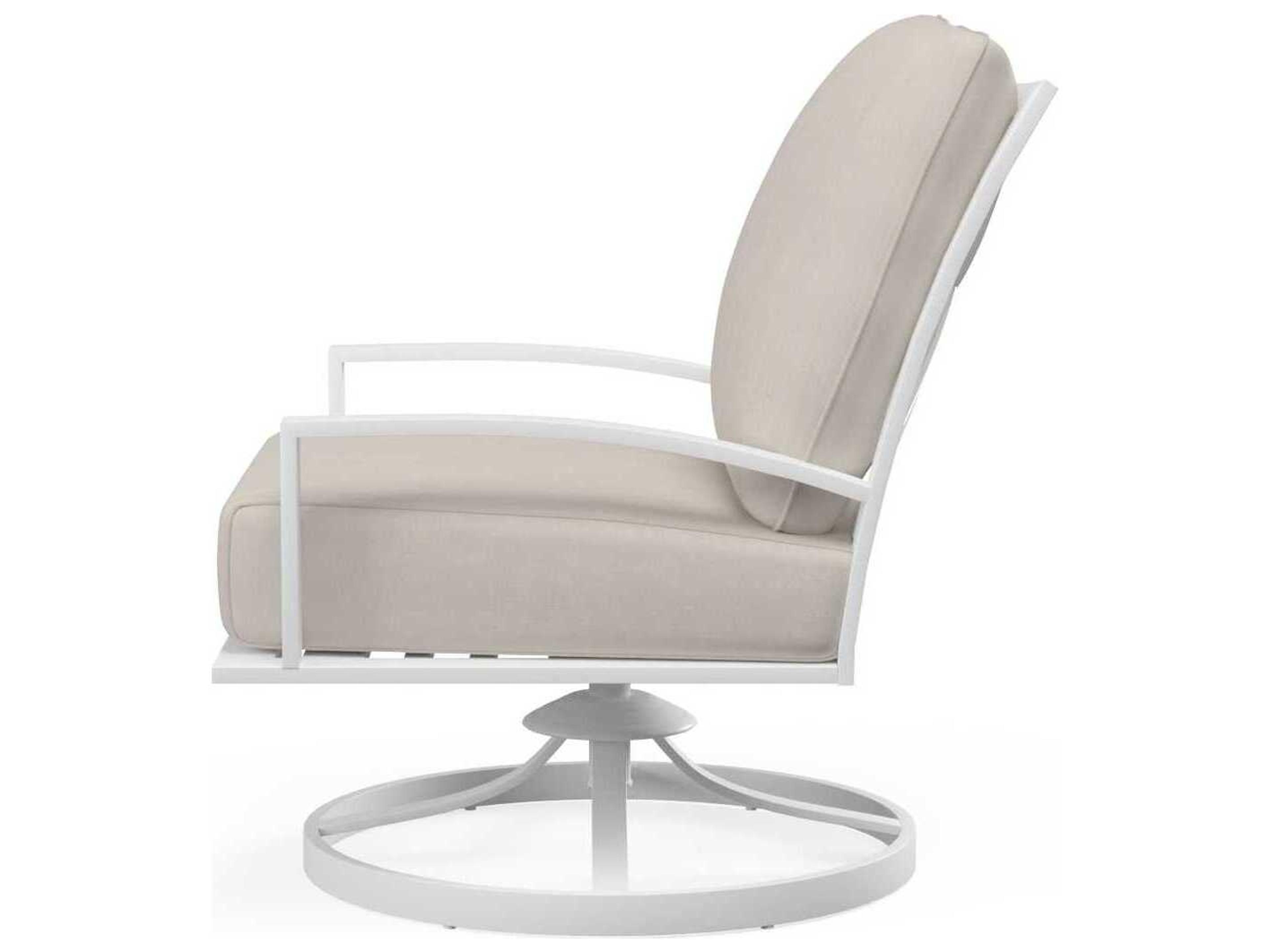Sunset West Bristol White Aluminum Cushion Lounge Chair