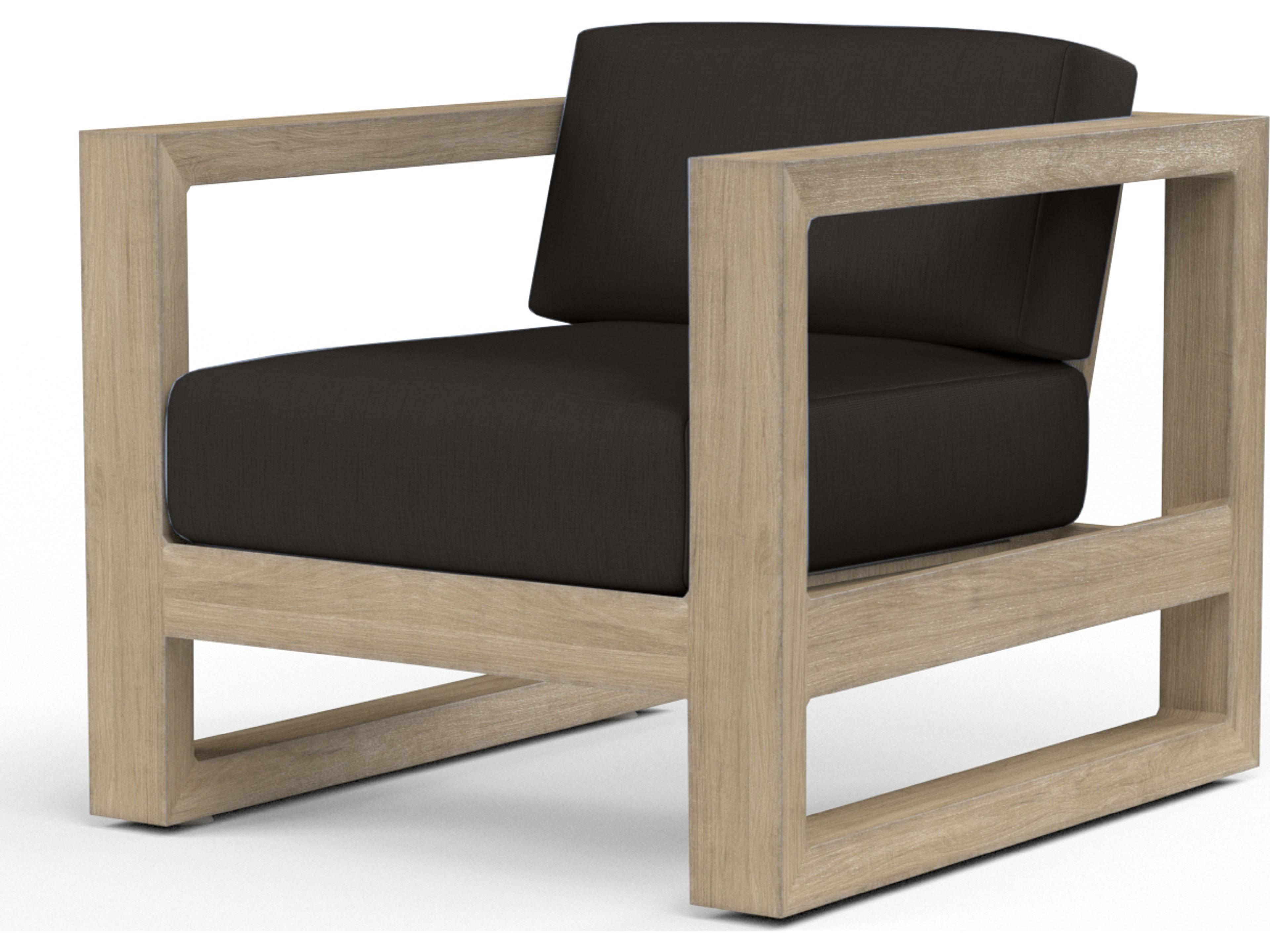 Sunset West Coastal Teak Outdoor Lounge Chair