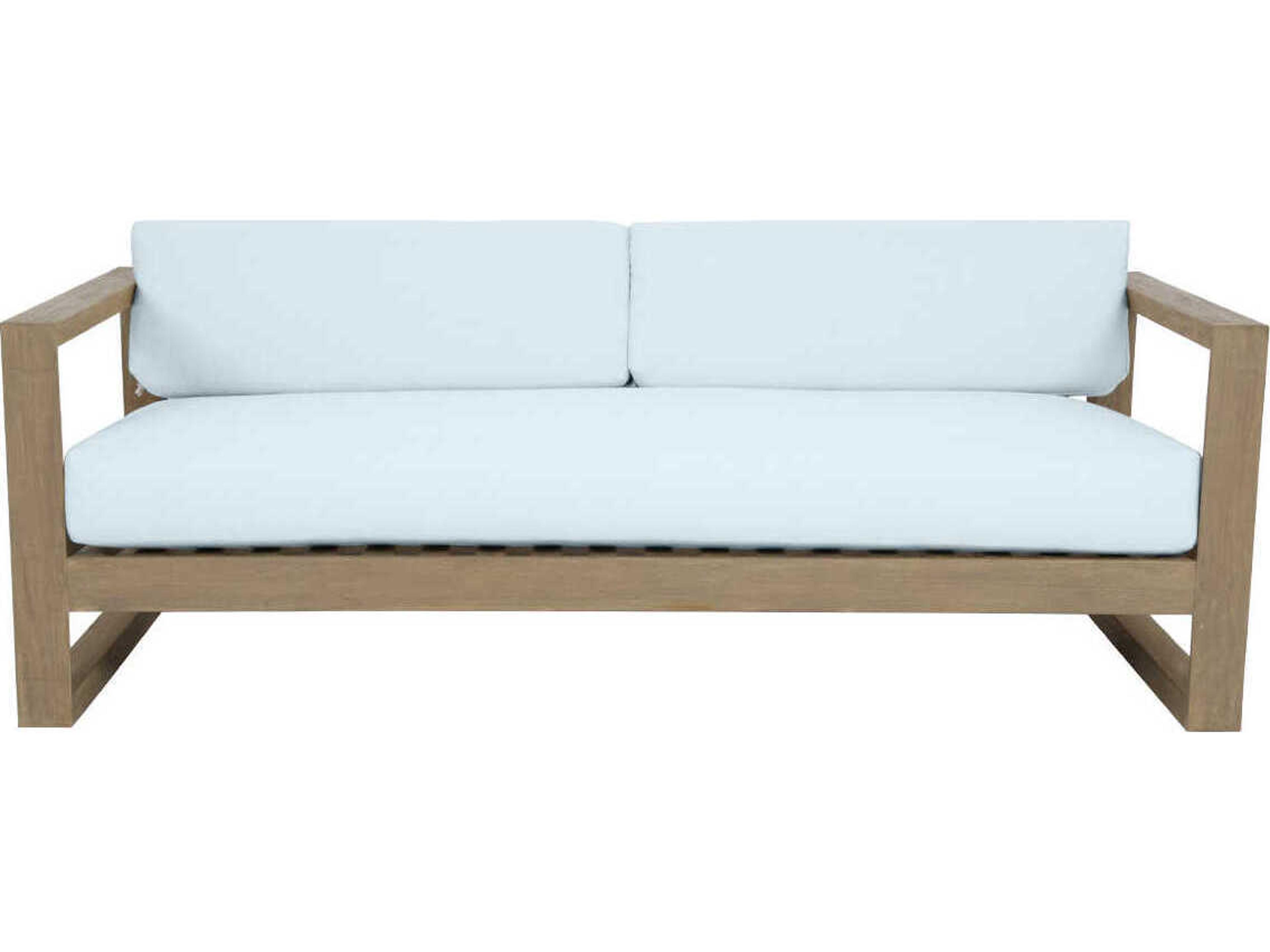 Sunset West Coastal Te Teak Wood Cushion Sofa