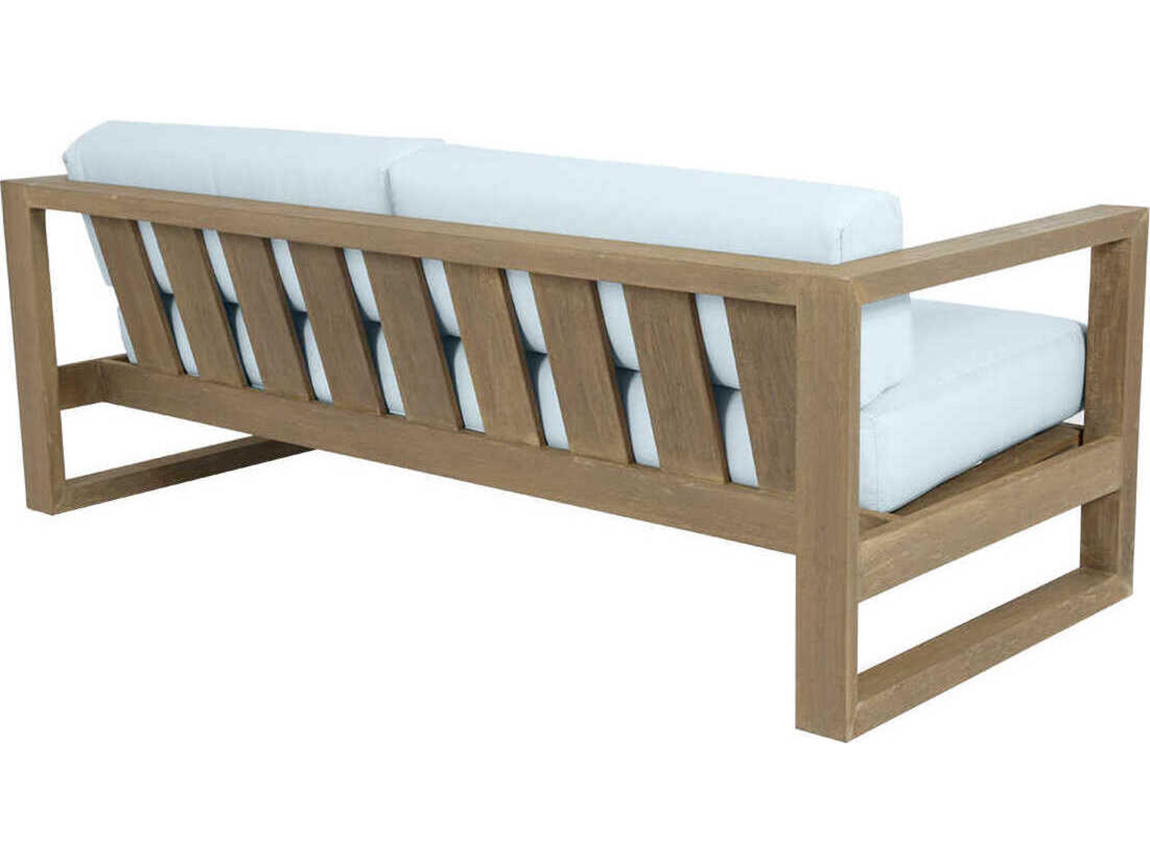 Sunset West Coastal Te Teak Wood Cushion Sofa