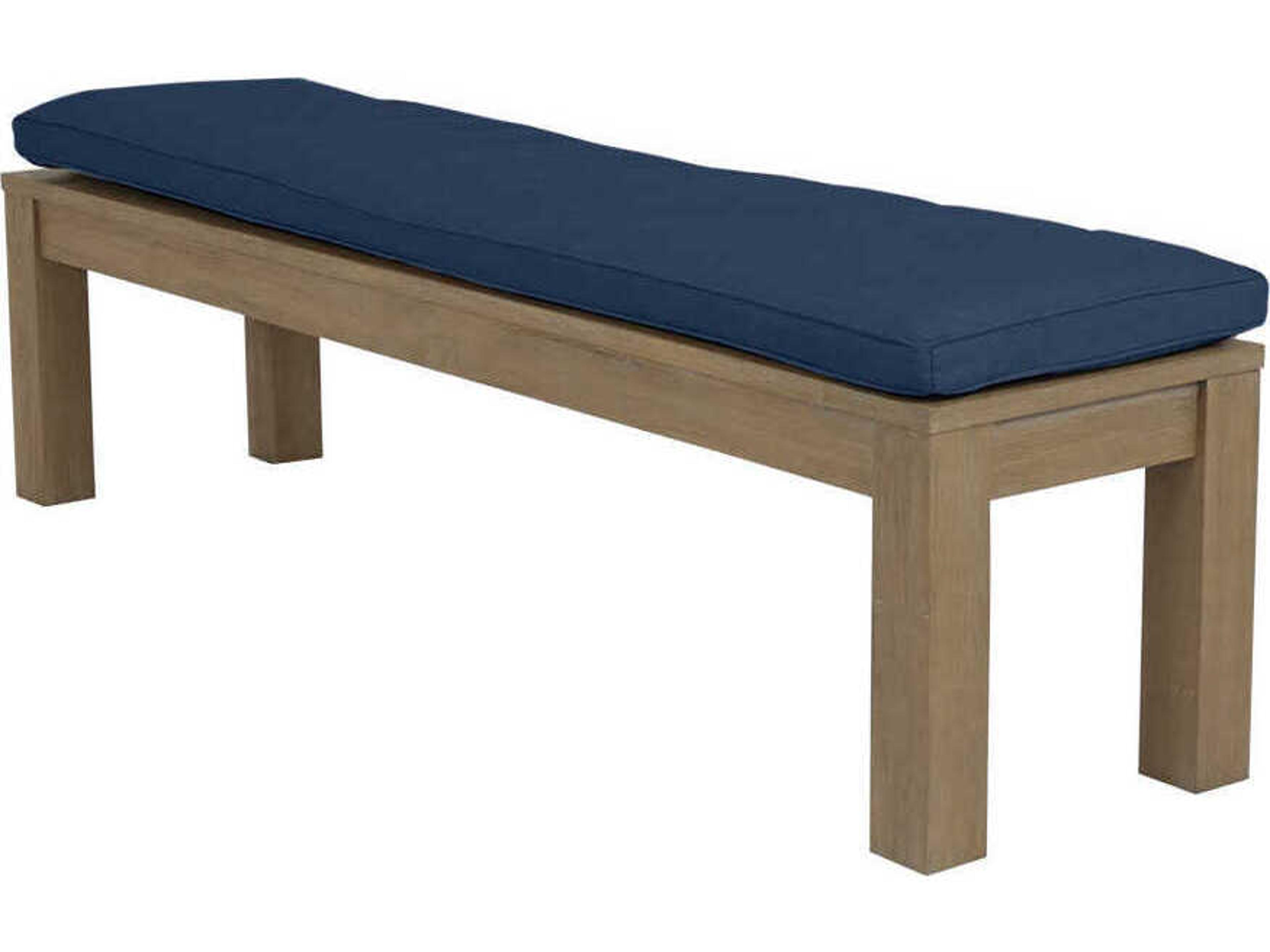 Coastal Te Teak Wood Cushion Bench