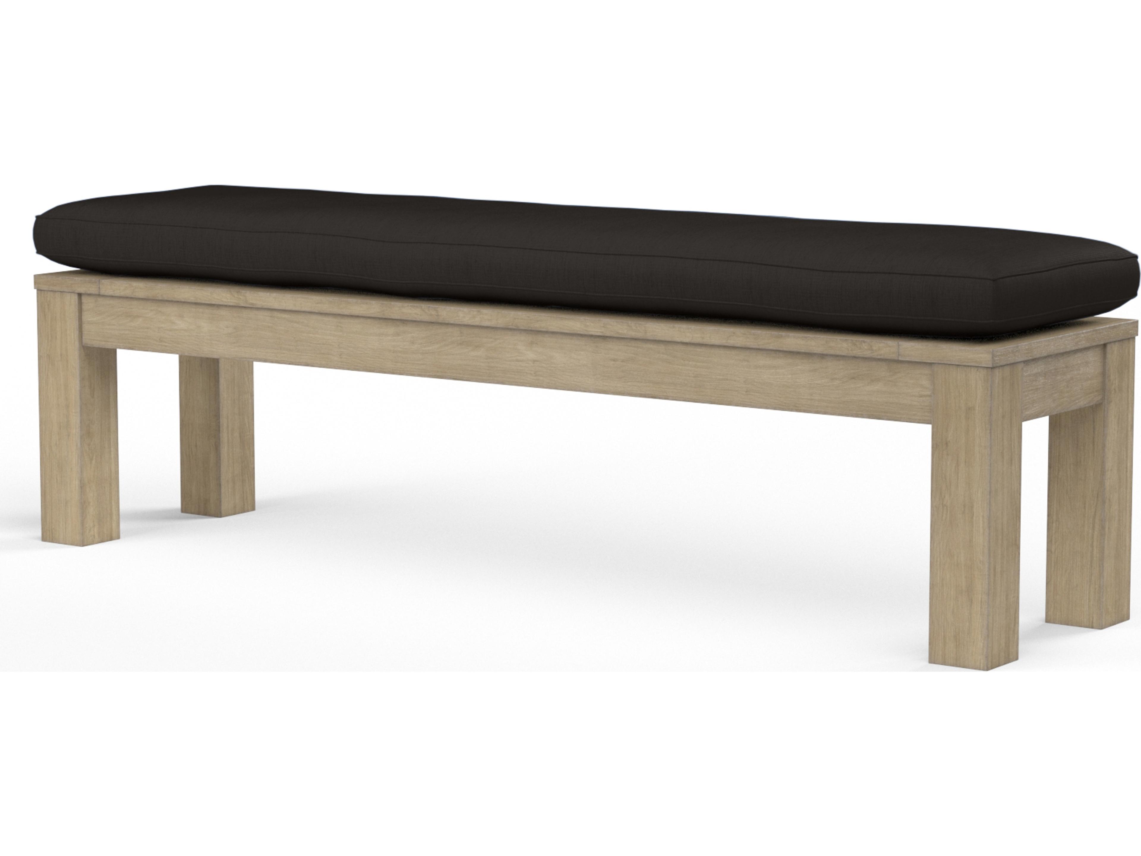 Sunset West Coastal Teak Dining Outdoor Patio Bench