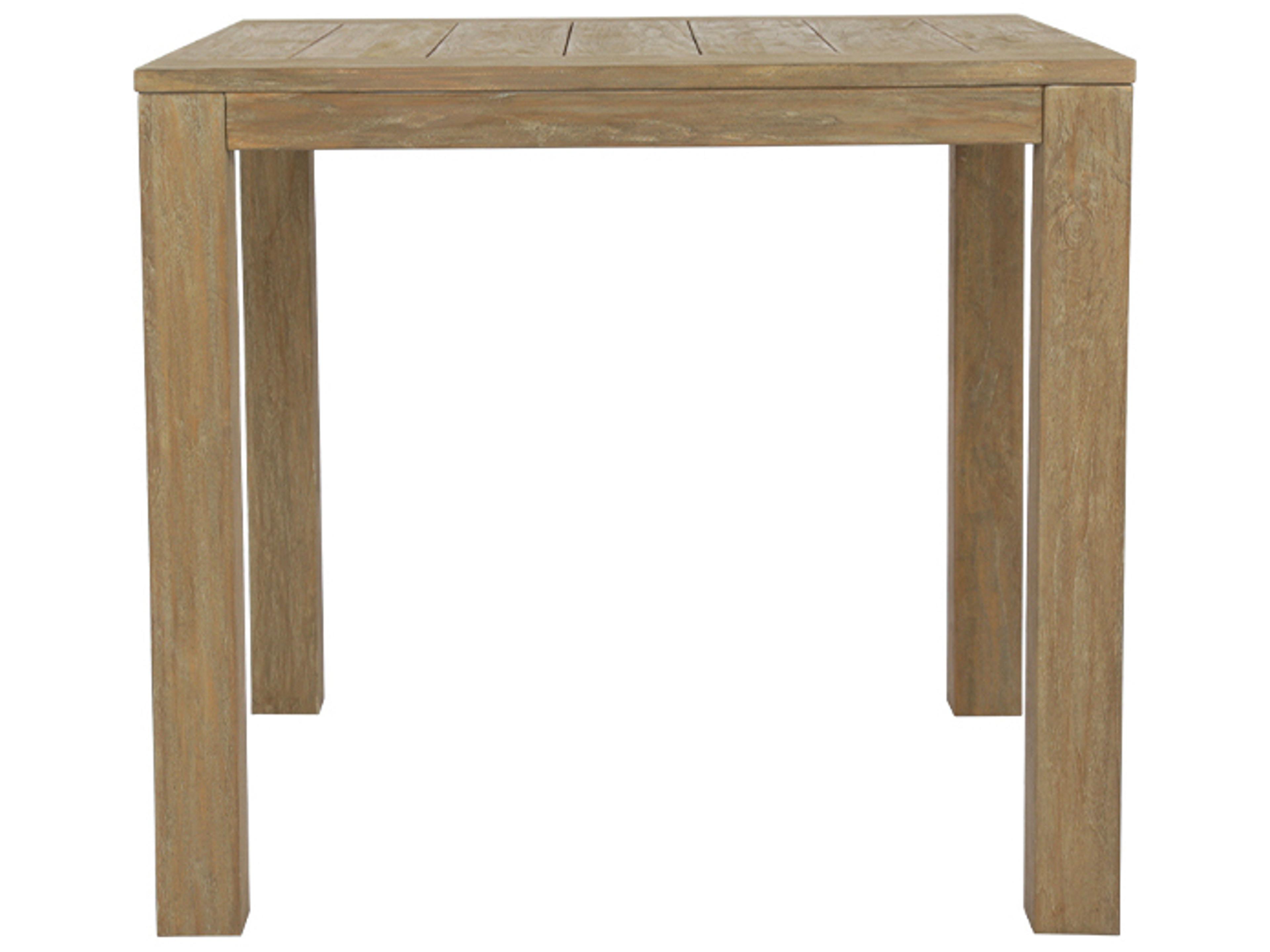 Teak Square Outdoor Patio End Table