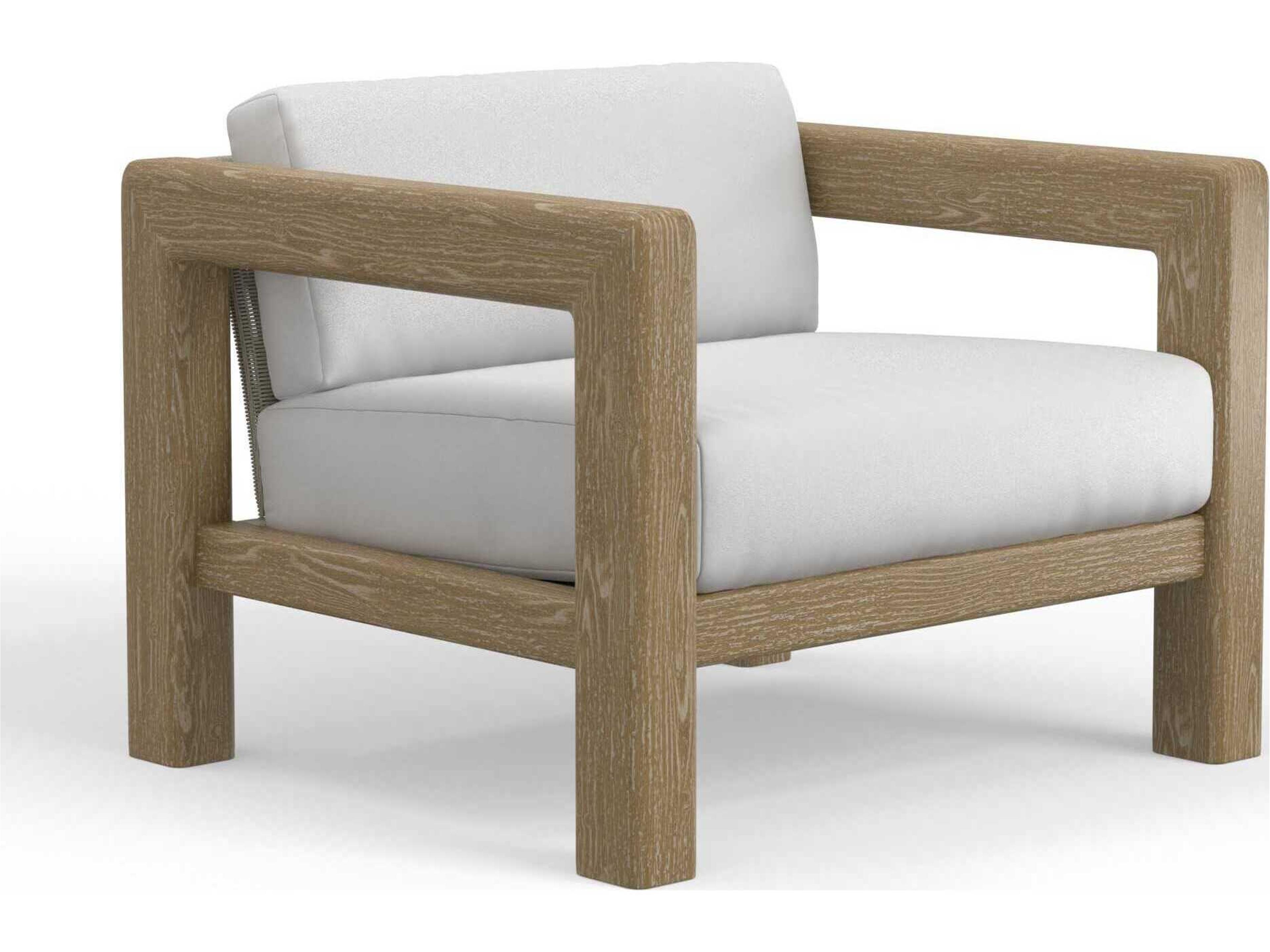 Sedona Light Wood Cushion Lounge Chair