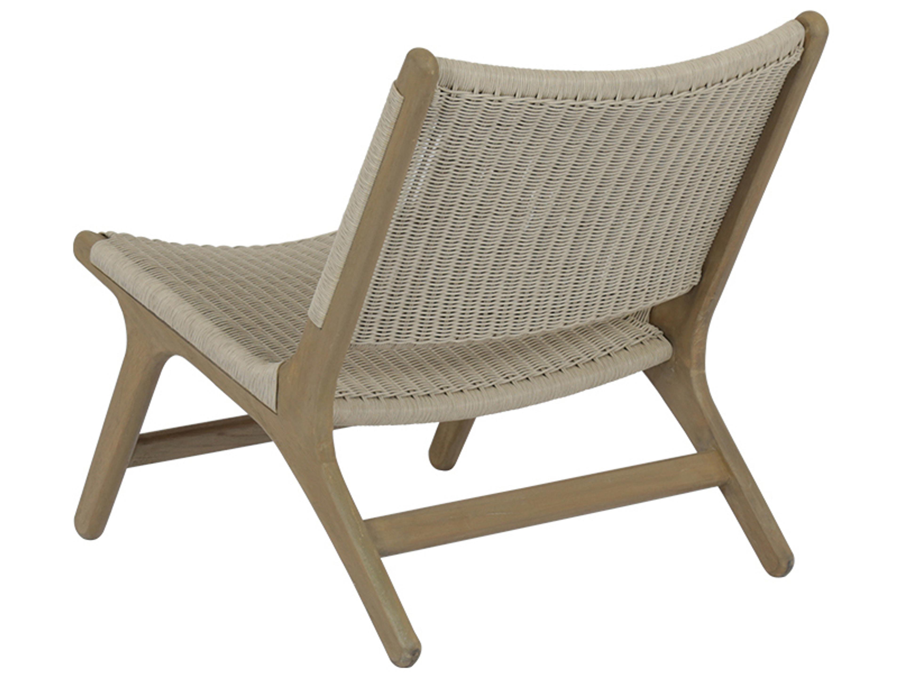 Sunset West Coastal Teak Accent Outdoor Patio Lounge Chair