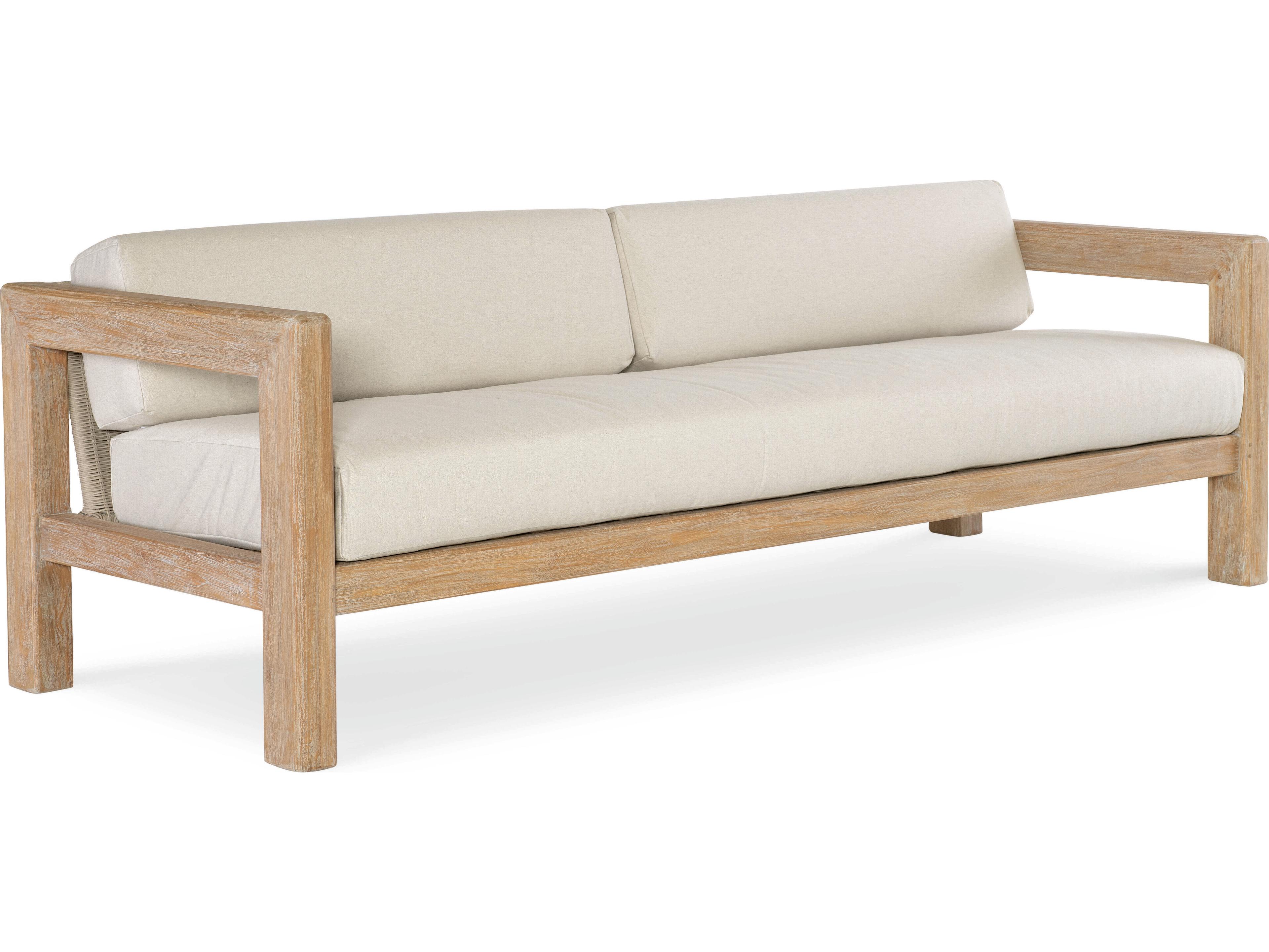 Sedona Light Wood Cushion Sofa