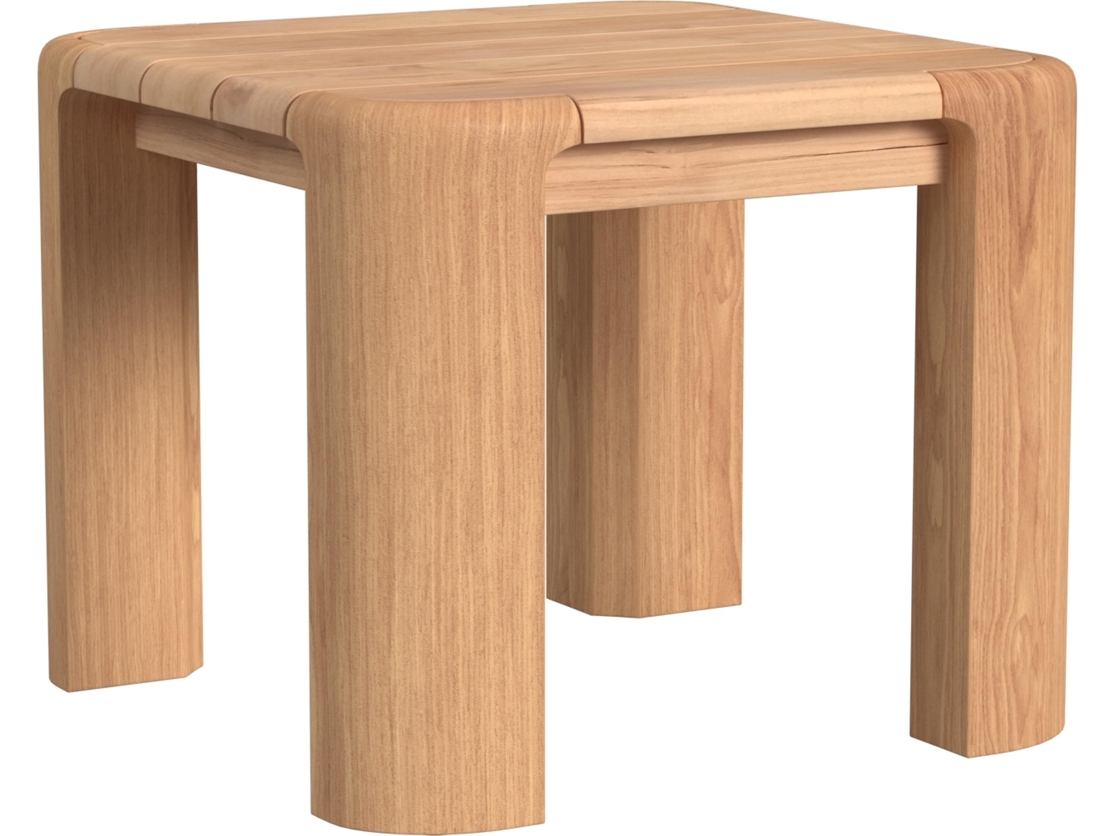 Natural Teak - Square End Table