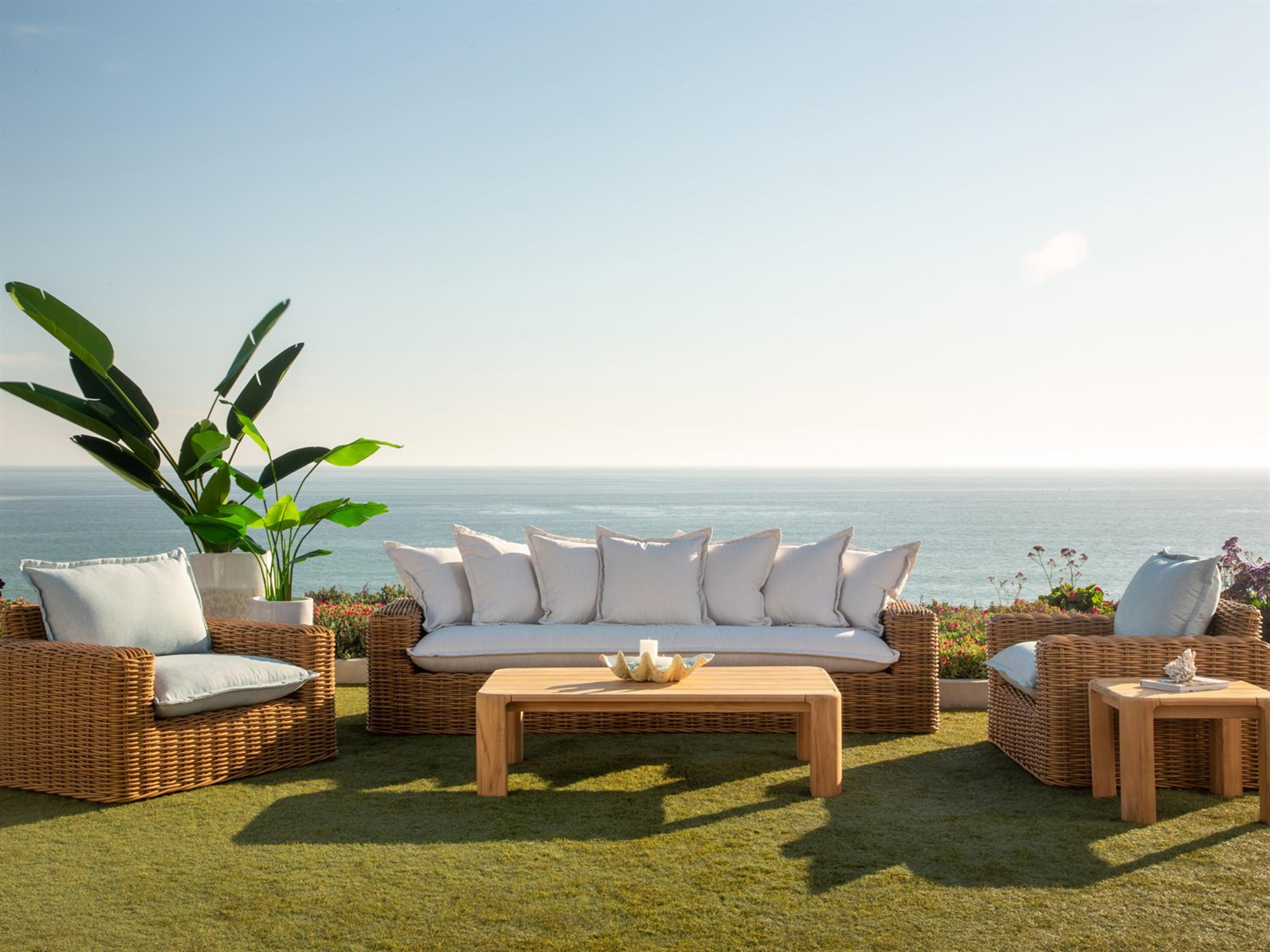 Sunset West Natural Teak - Square End Table