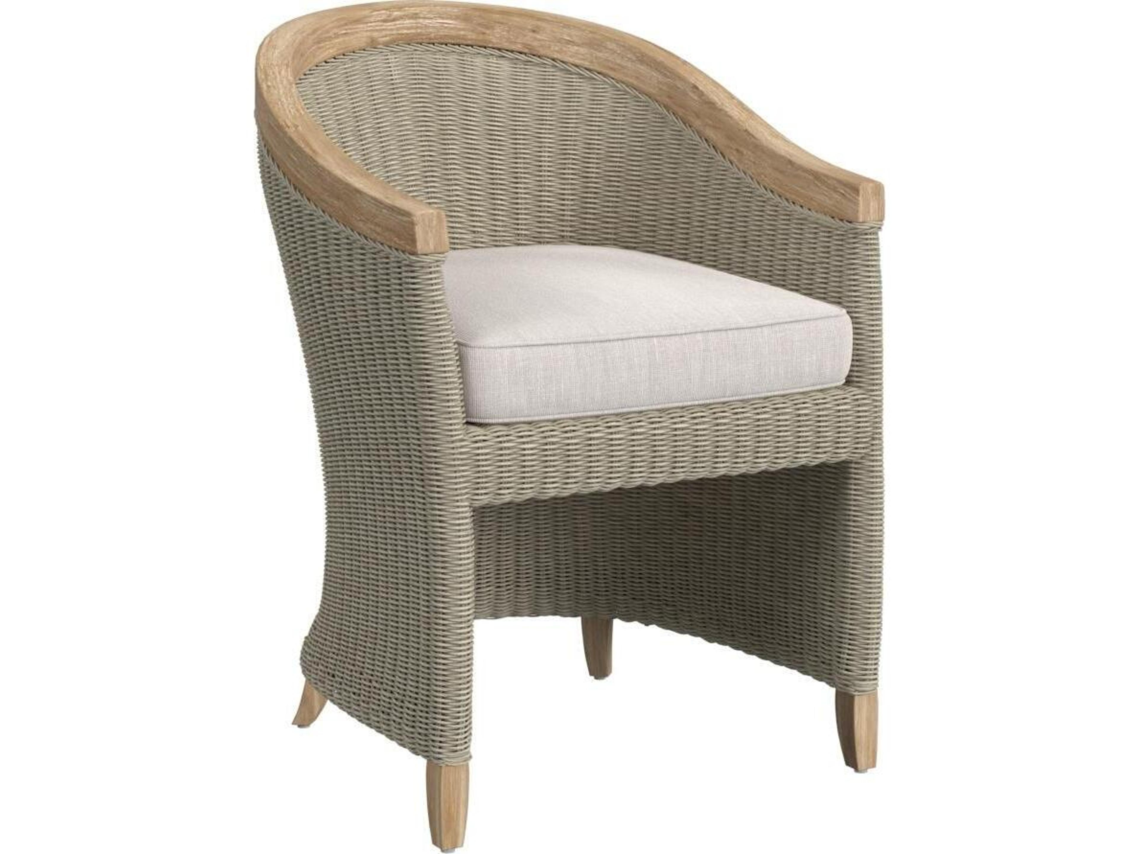 Cambria Dining Chair in Canvas Canvas with Self Welt