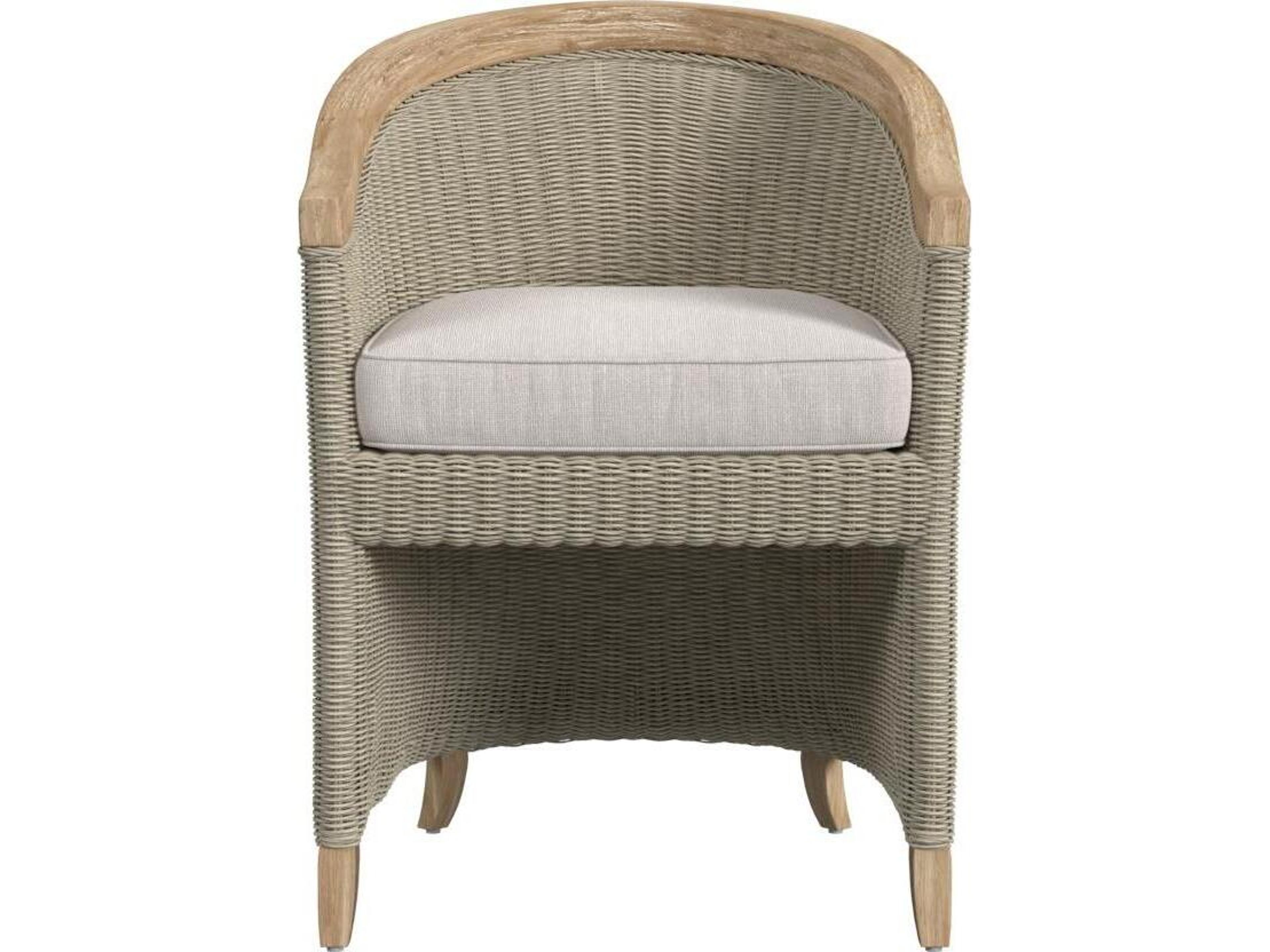 Sunset West Cambria Dining Chair in Canvas Canvas with Self Welt