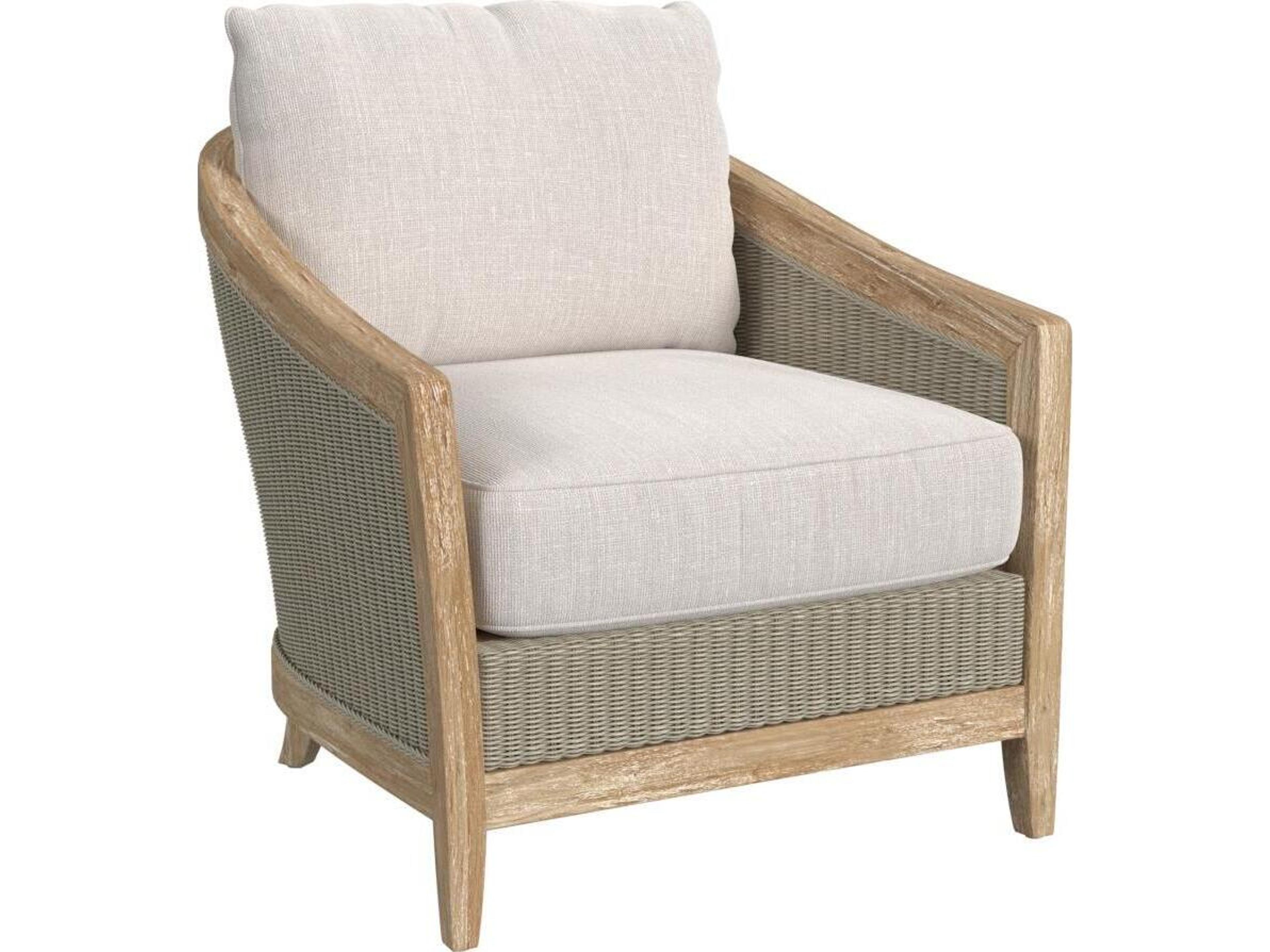 Cambria Club Chair in Canvas Canvas with Self Welt