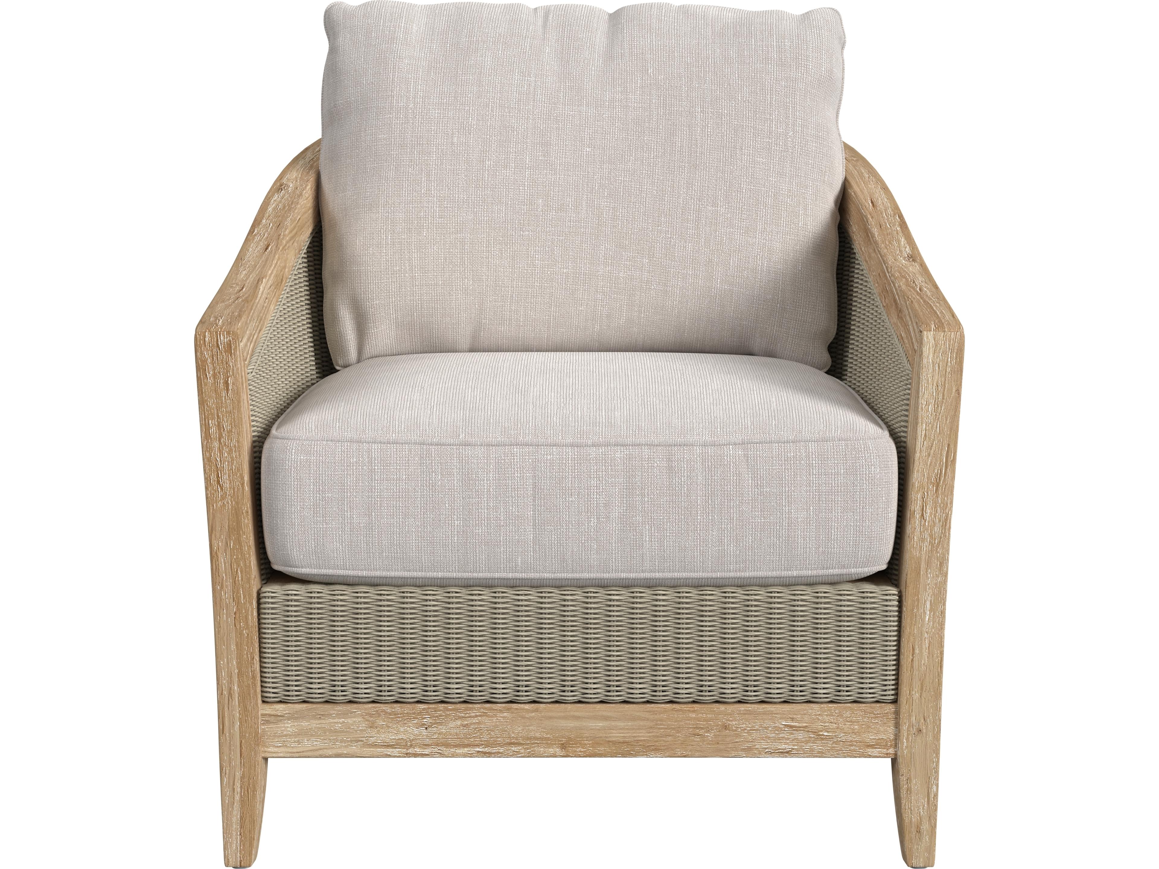 Sunset West Cambria Club Chair in Canvas Canvas with Self Welt