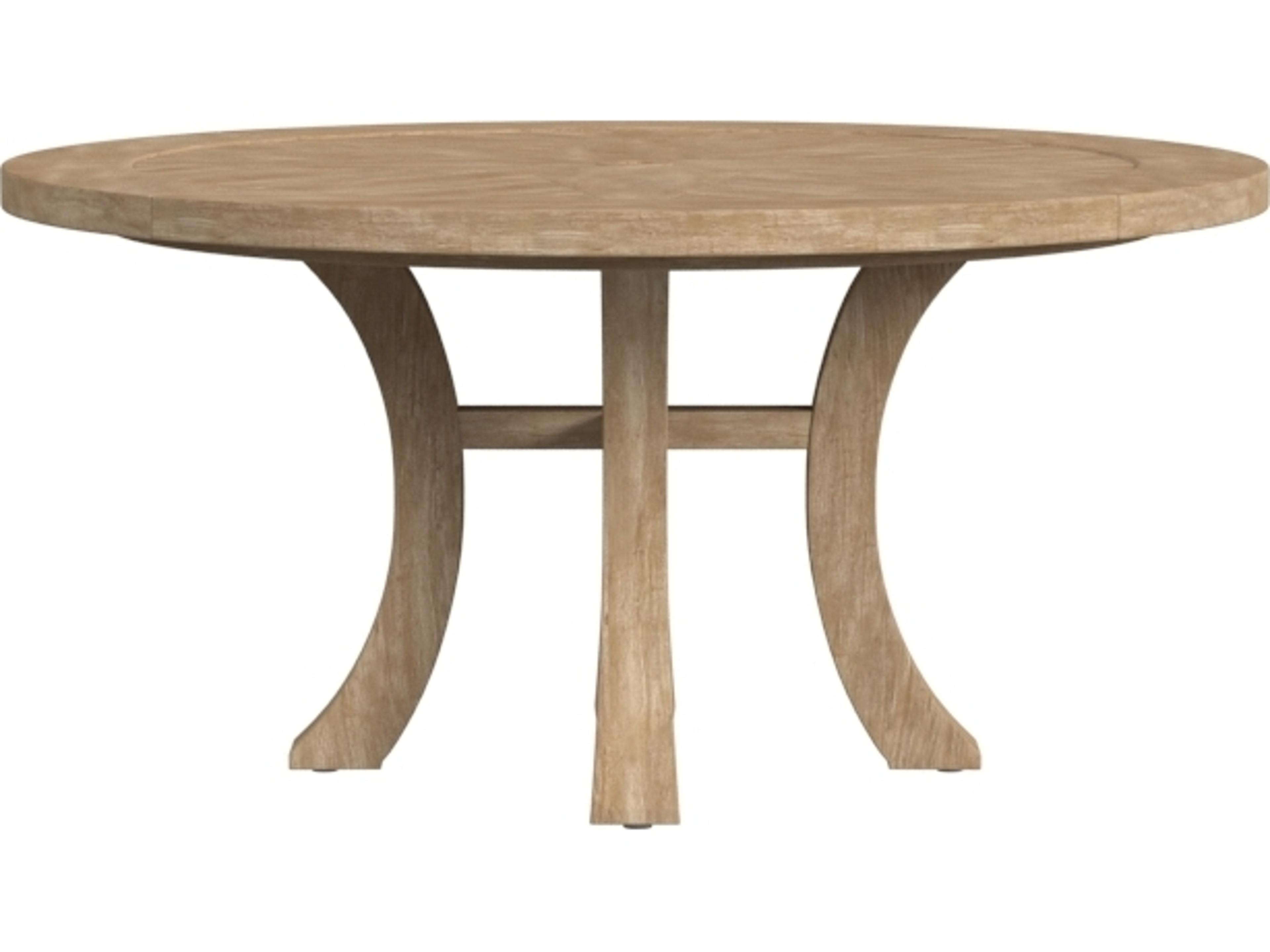 Sunset West Cambria - Teak Round Umbrella Hole Dining Table