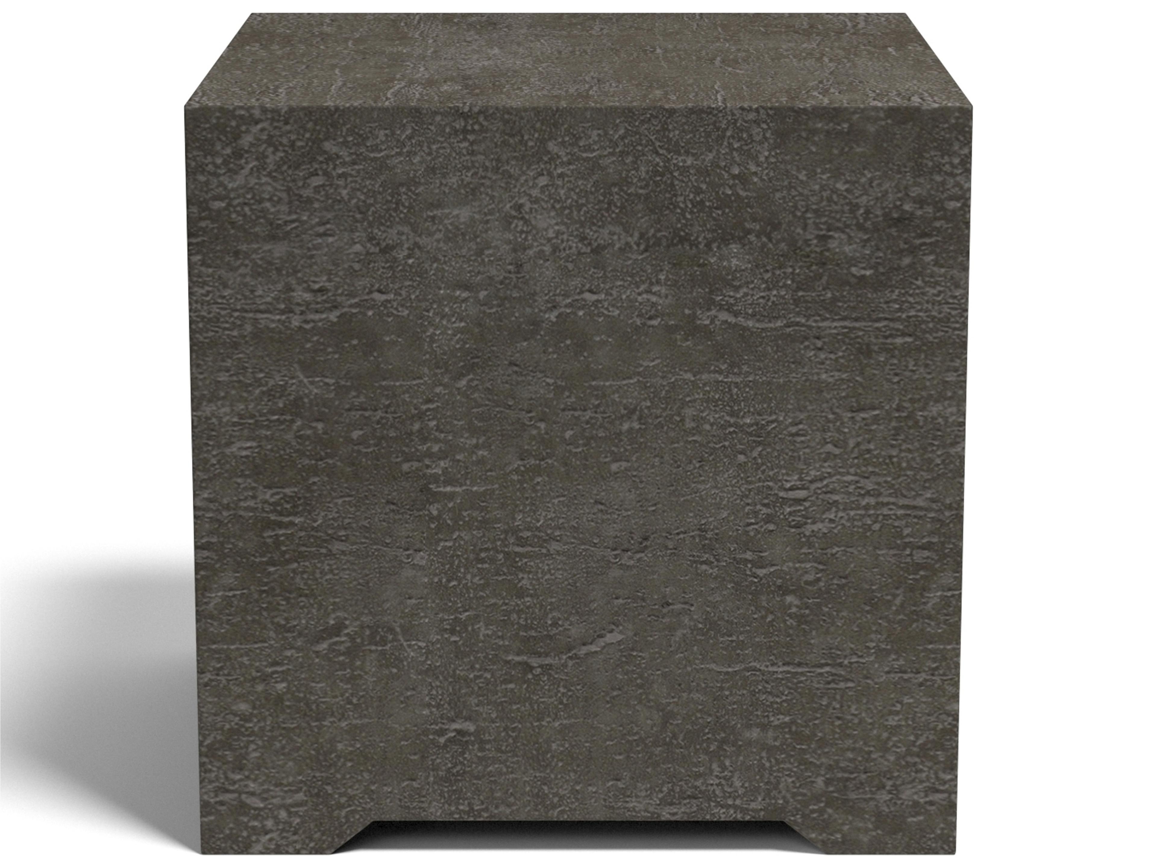 Sunset West GFRC Square Outdoor Patio End Table Tank Cover