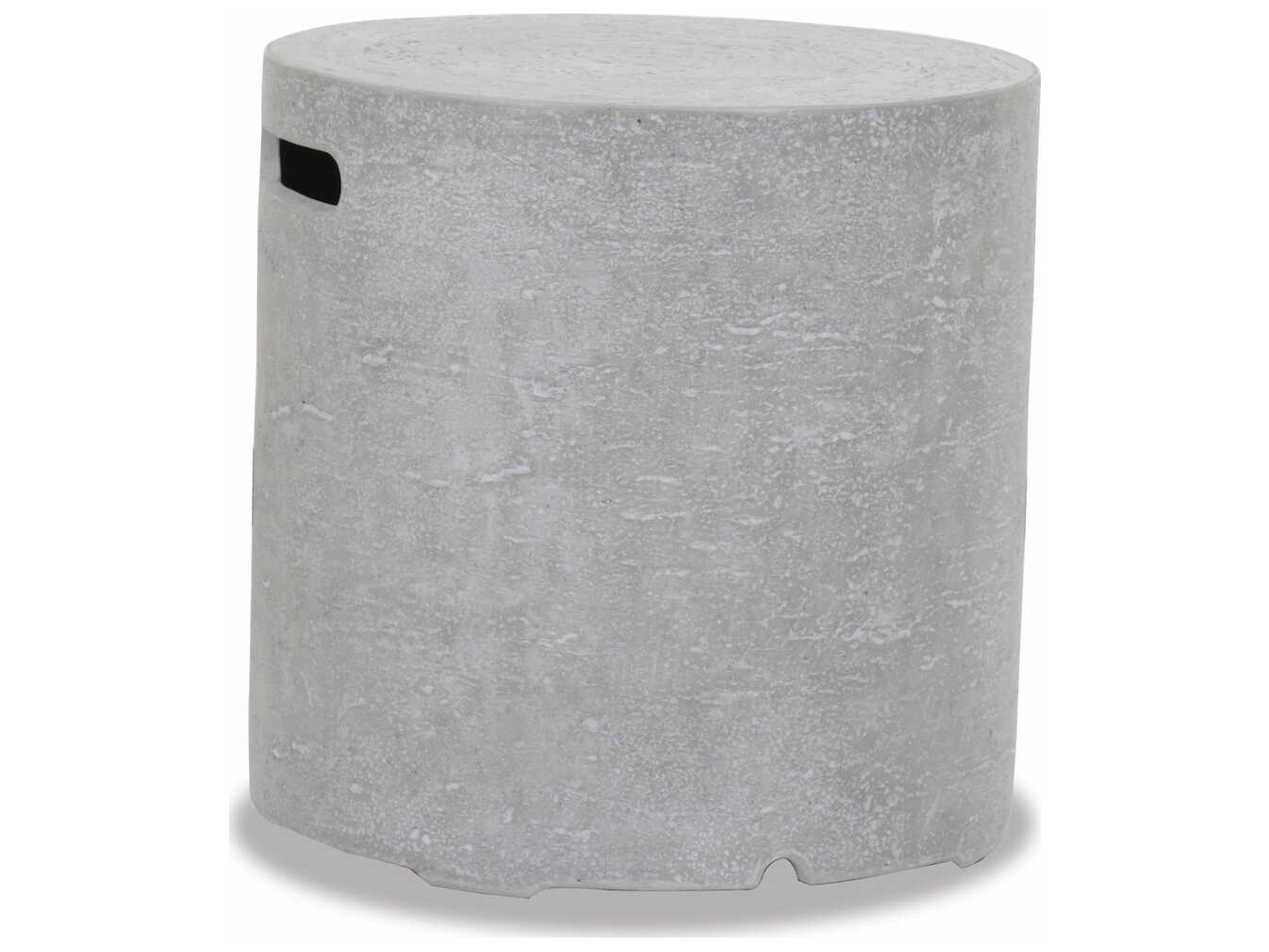 Gravelstone Round Tank Cover End Table