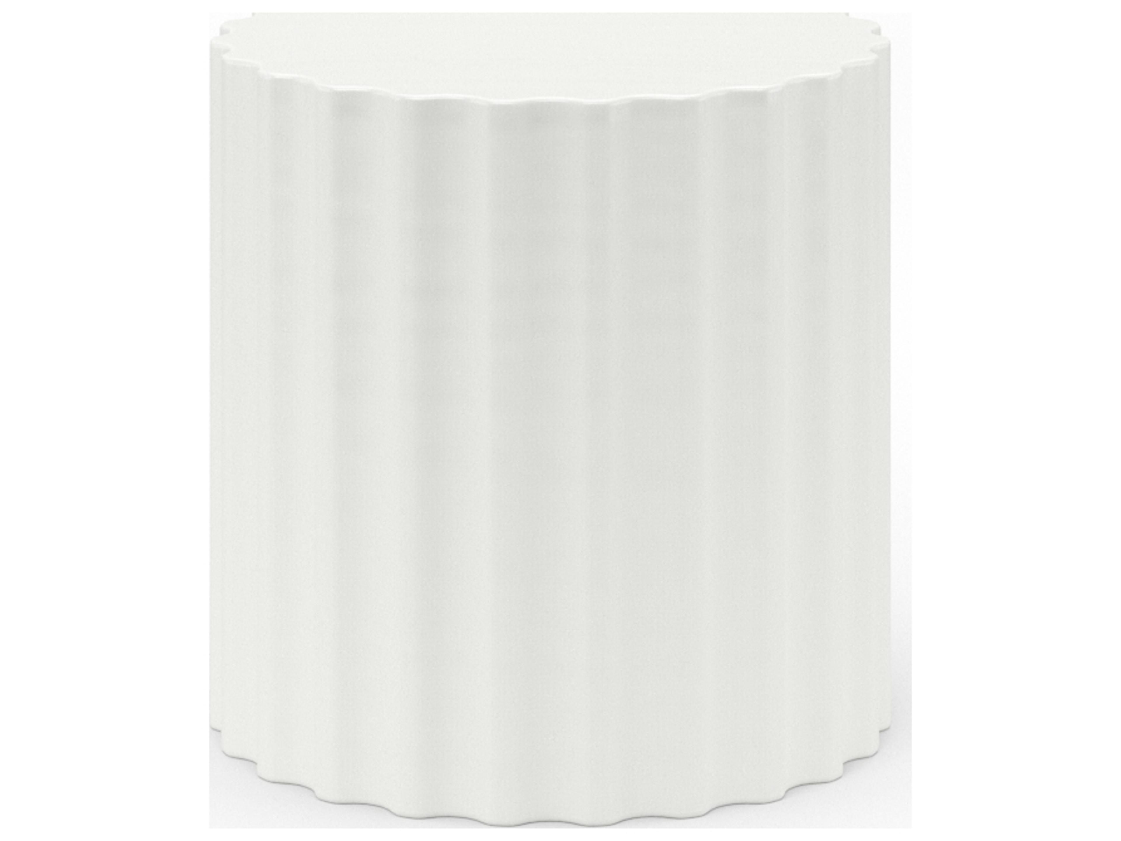 Athena End Table Concrete Outdoor Side Table