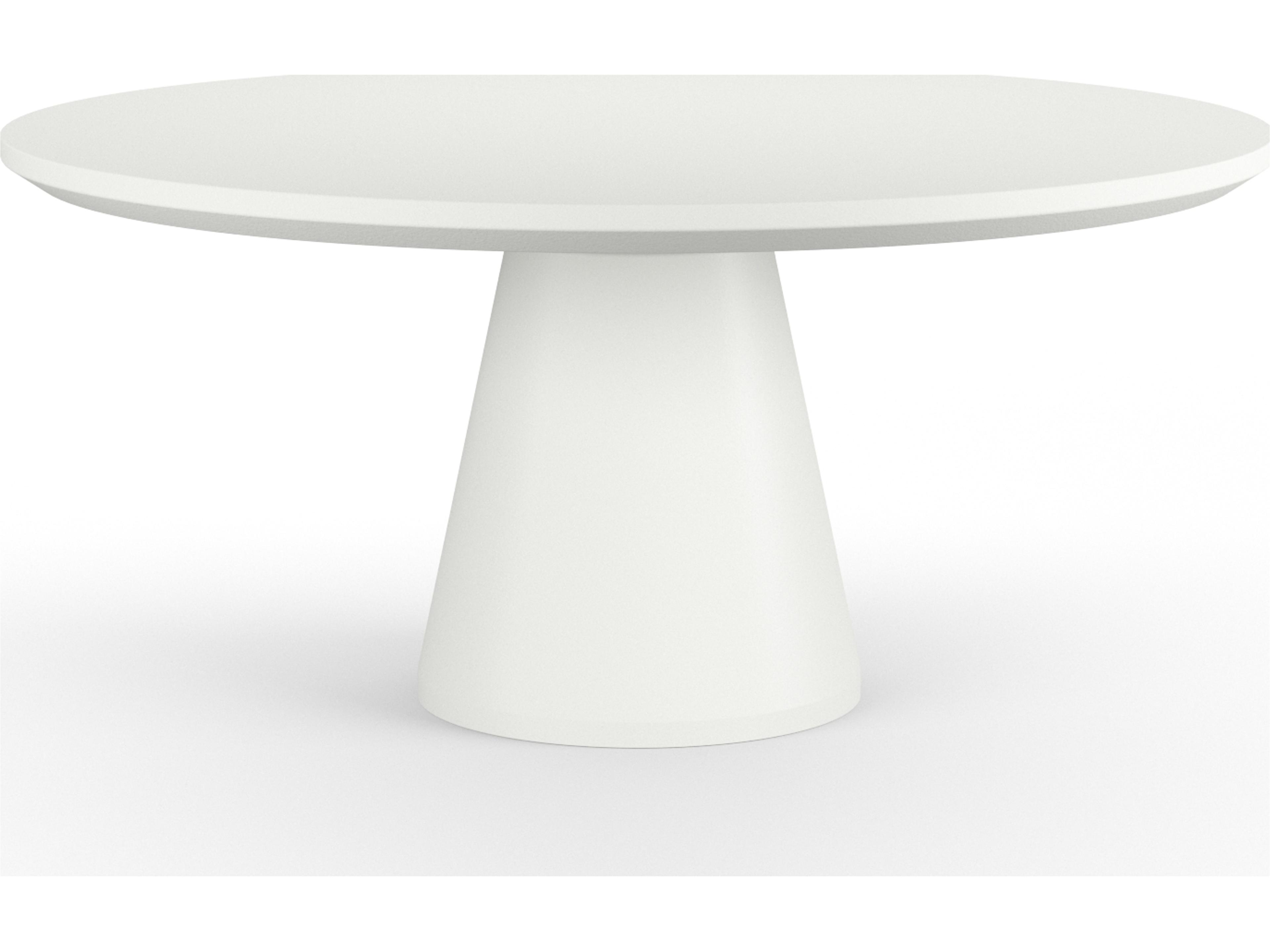 Bazaar Pedestal Round Dining Table 63-Inch