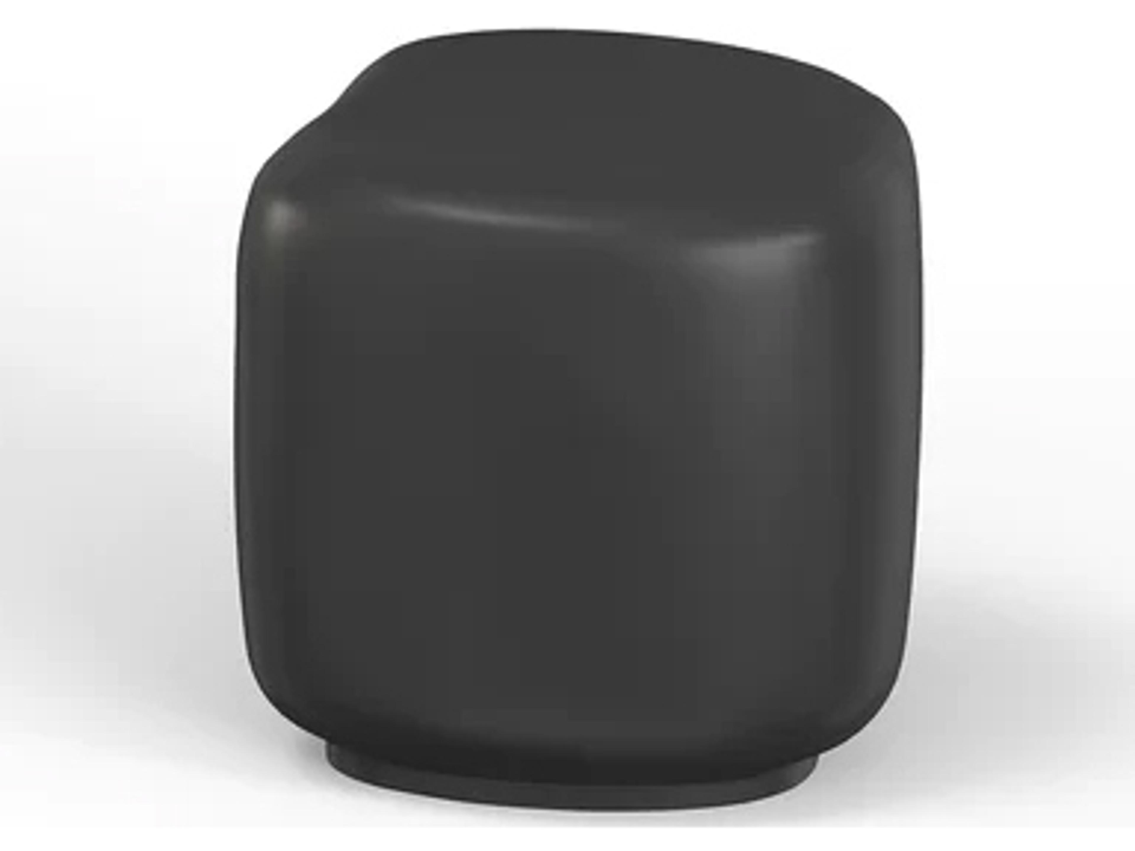 Pebble Resin Grey Square Outdoor End Table