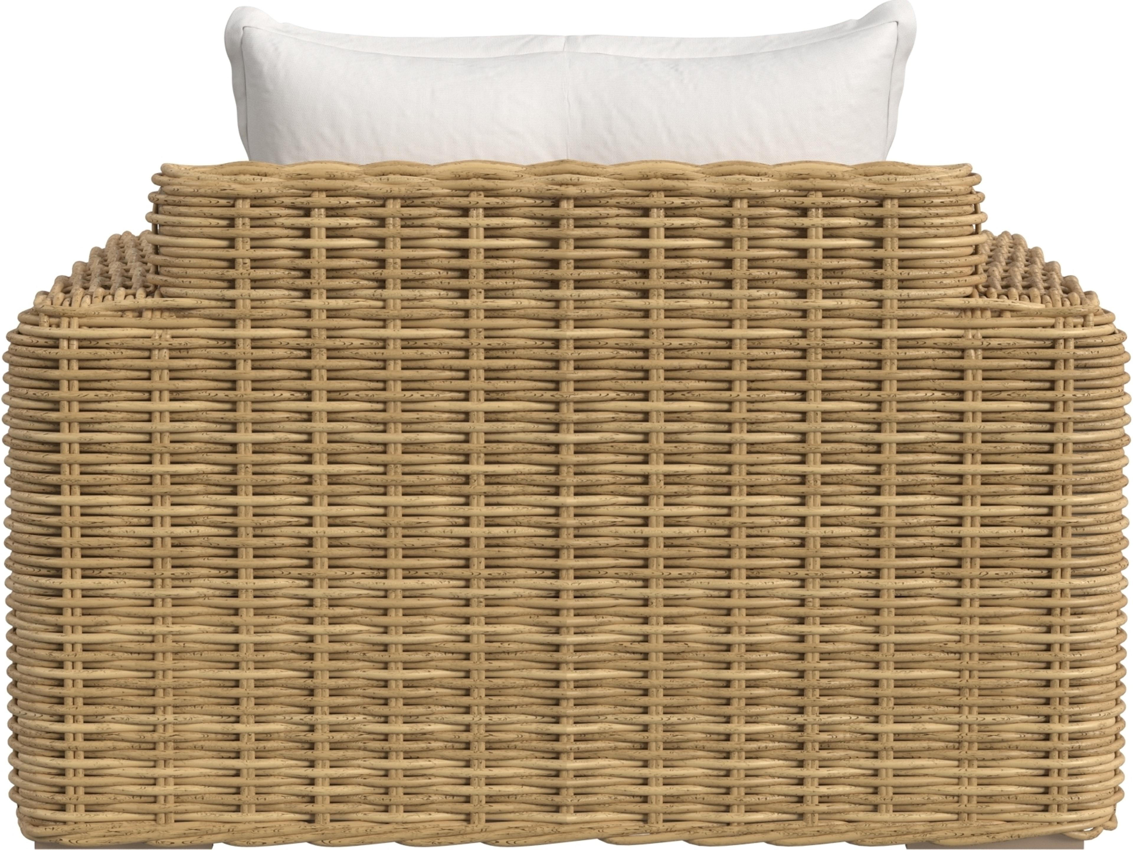 Sunset West Playa Oversized Club Chair in Soothe Pearl with Flange Welt