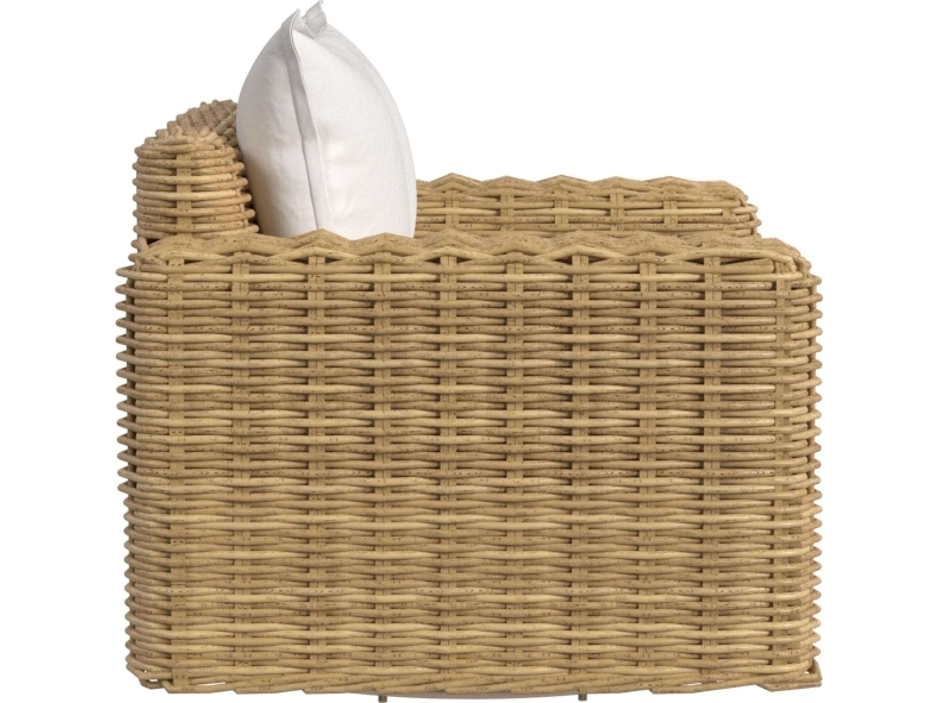 Sunset West Playa Oversized Swivel Club Chair in Soothe Pearl with Flange Welt