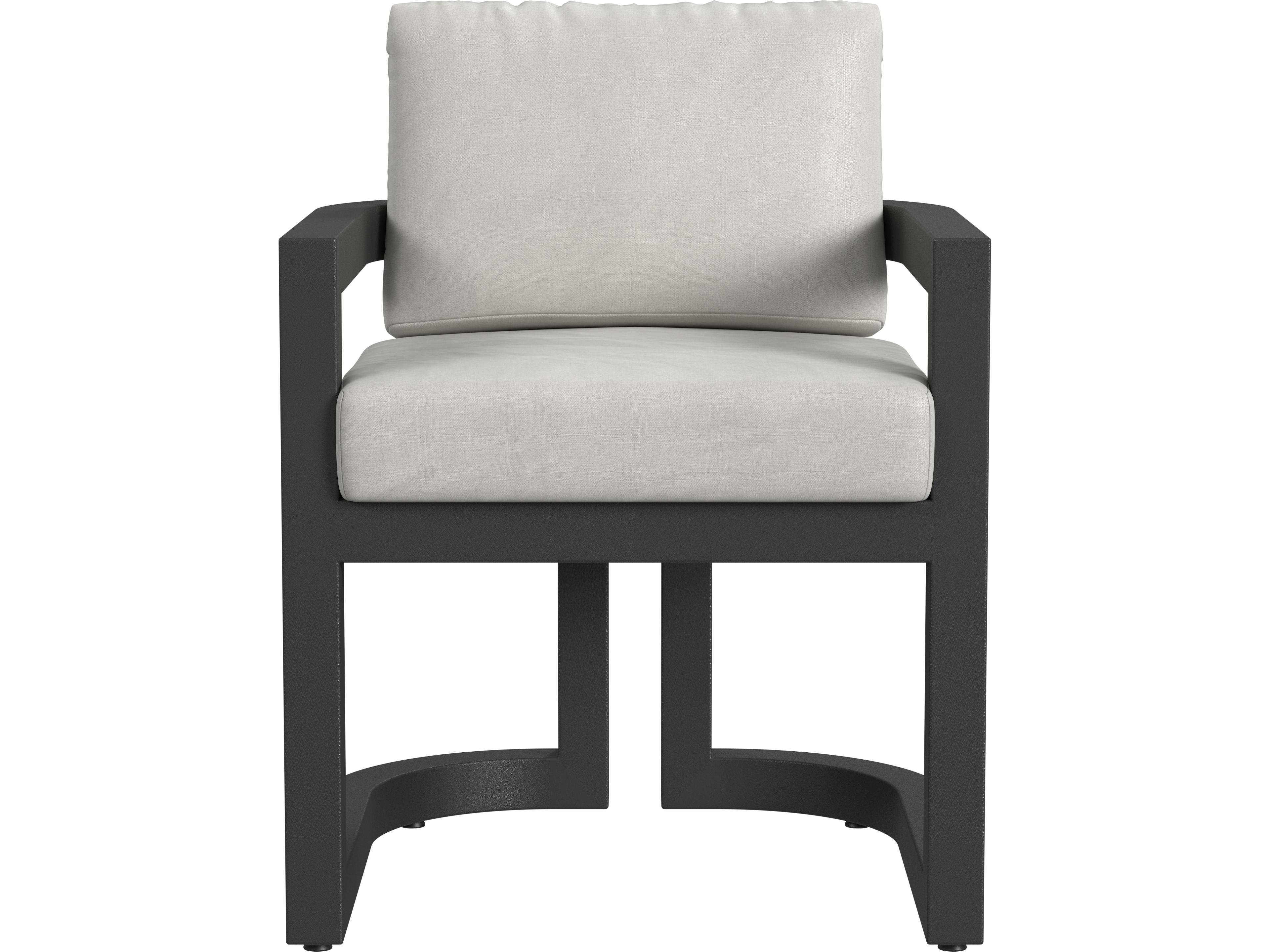 Sunset West Malibu Dining Chair in Cast Silver