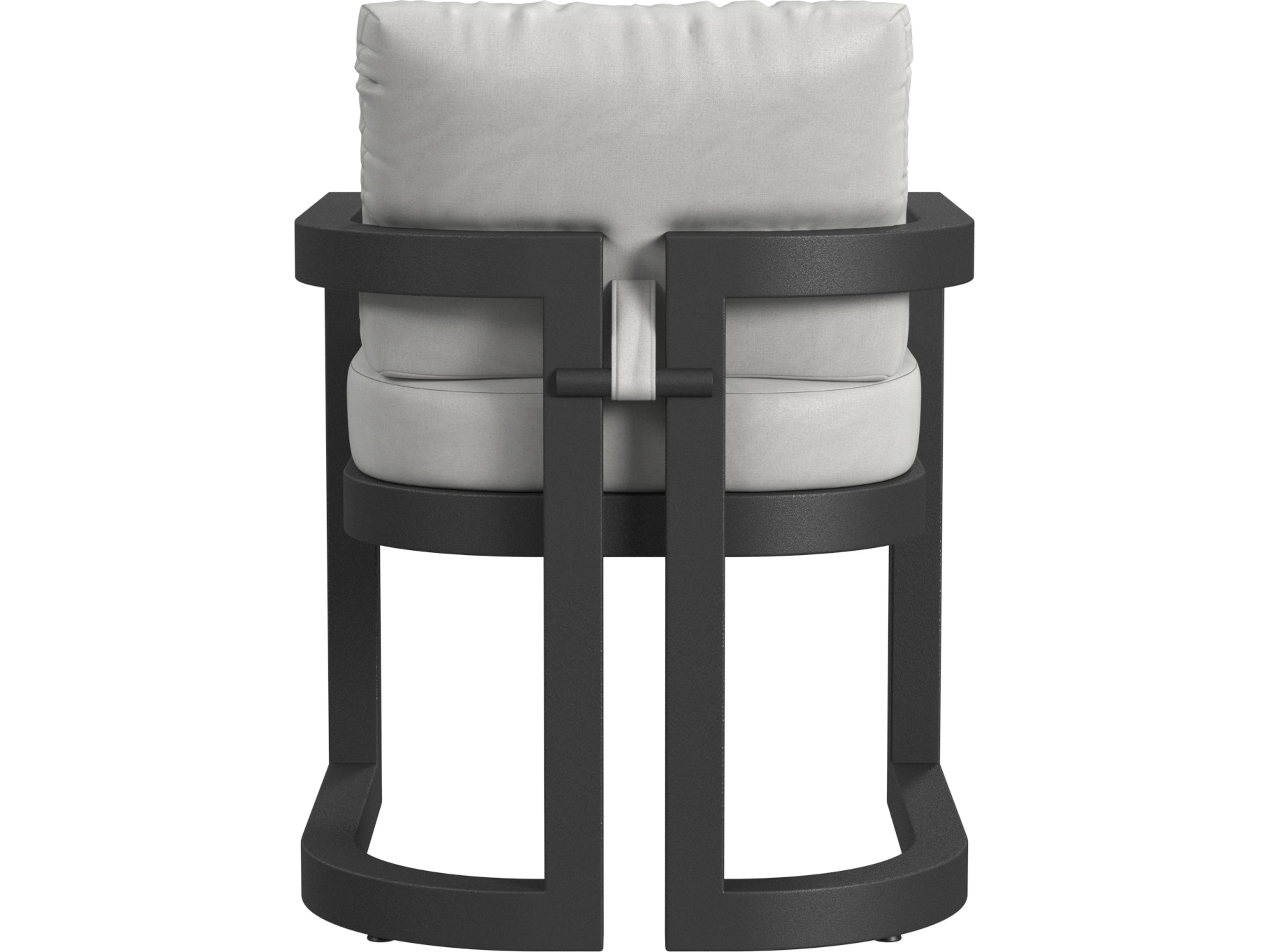 Sunset West Malibu Dining Chair in Cast Silver