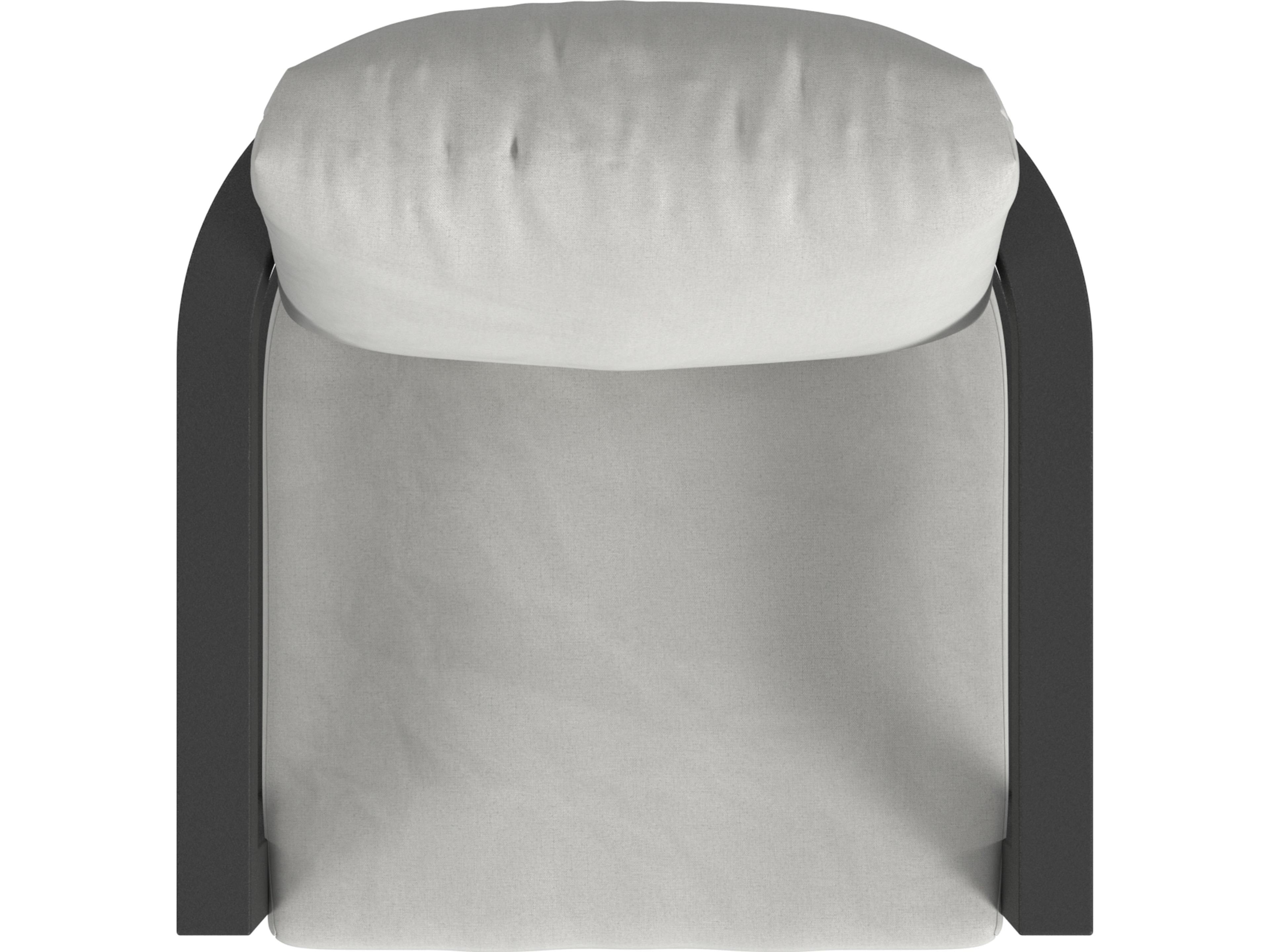 Sunset West Malibu Dining Chair in Cast Silver