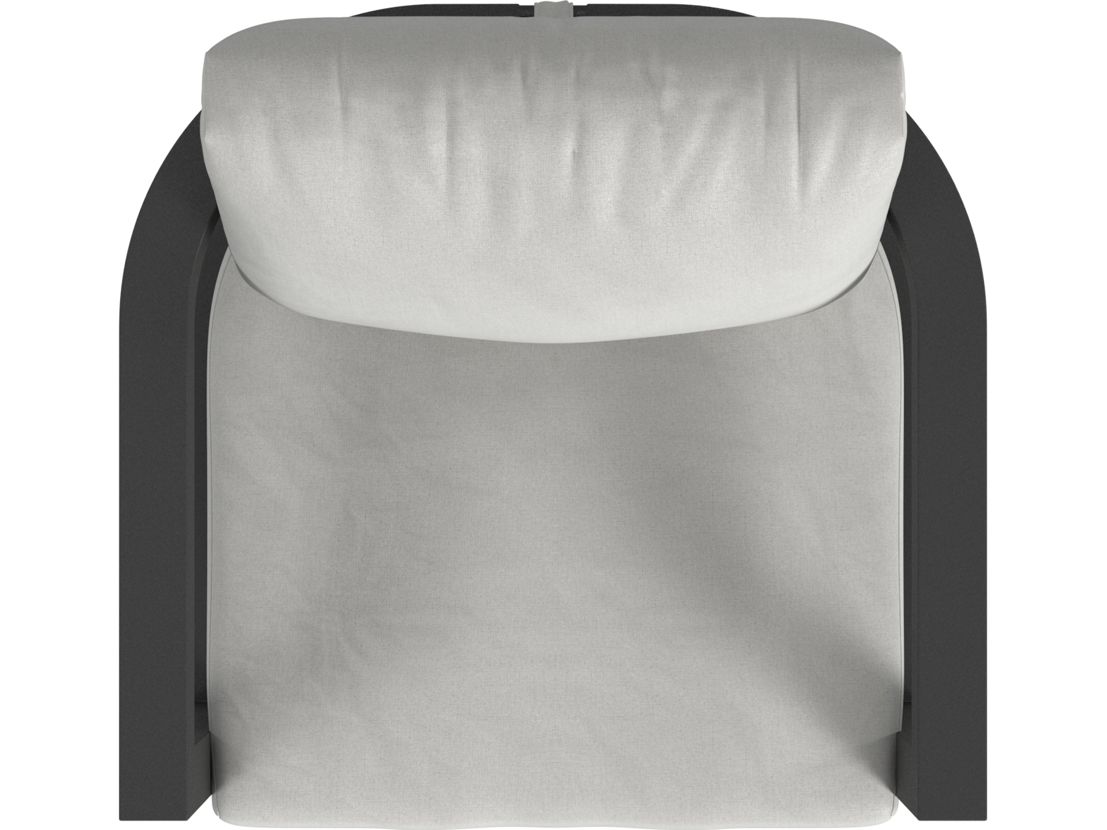 Sunset West Malibu Club Chair in Cast Silver