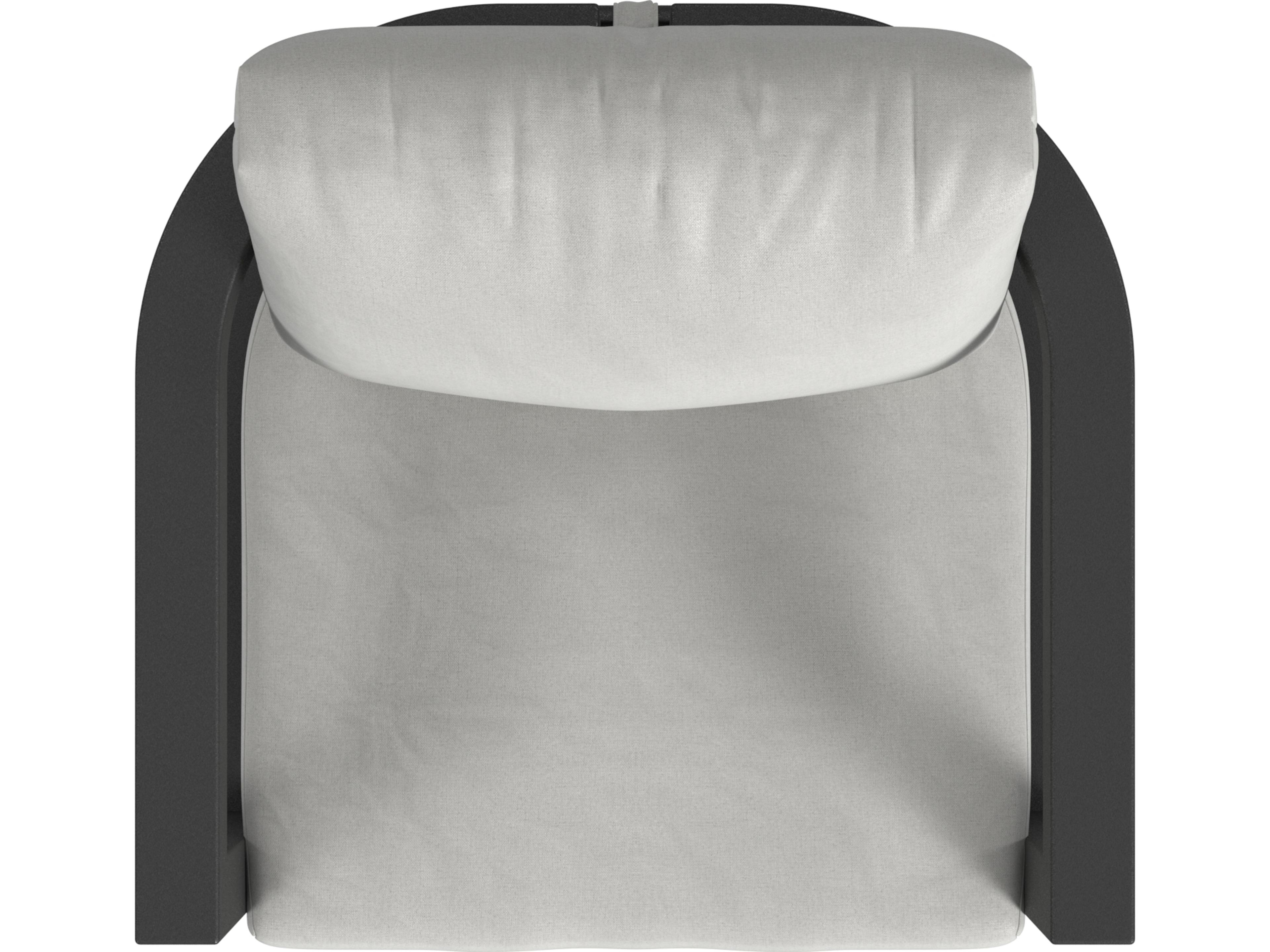 Sunset West Malibu Swivel Chair in Cast Silver