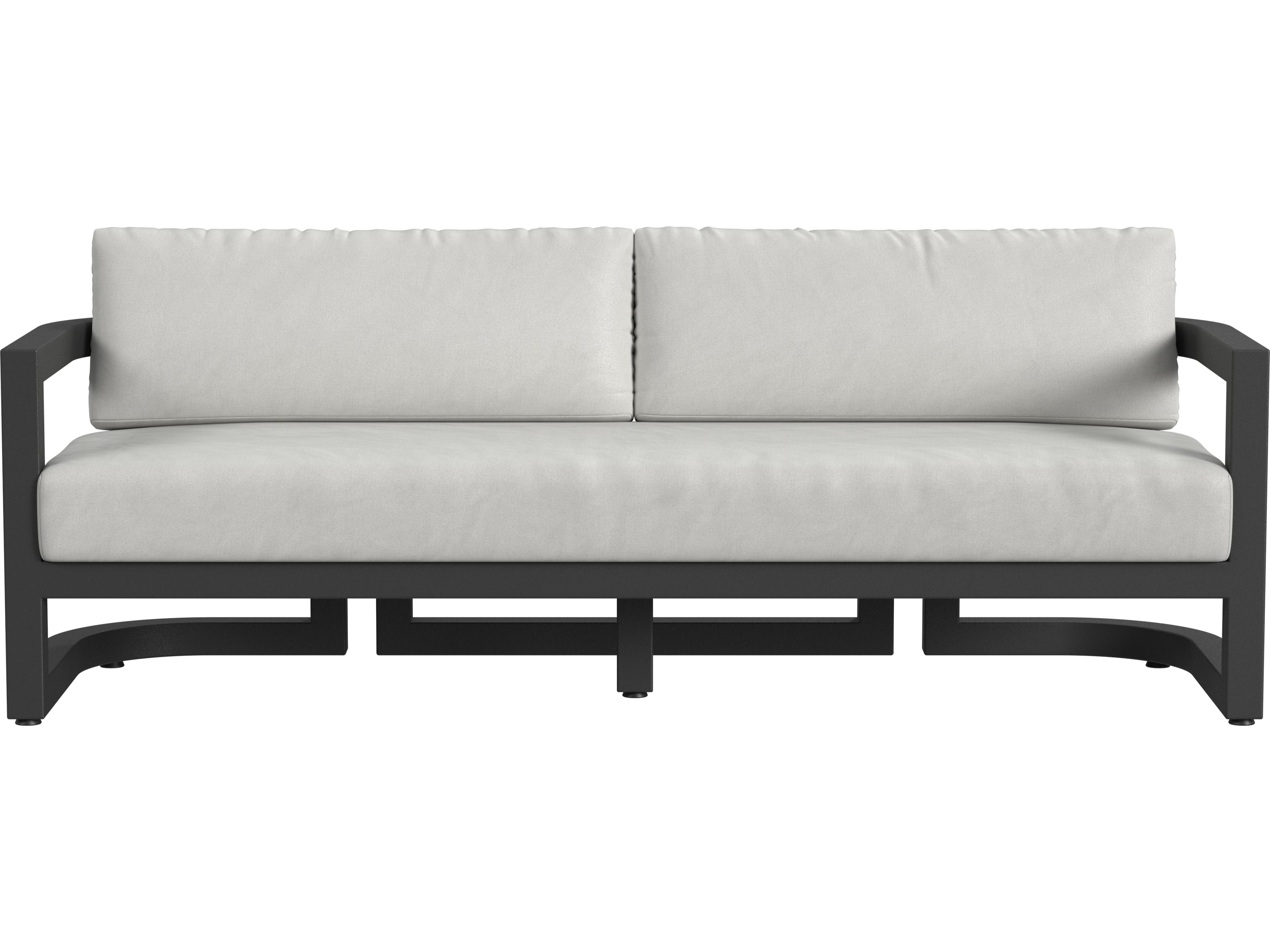 Sunset West  Malibu Sofa in Cast Silver