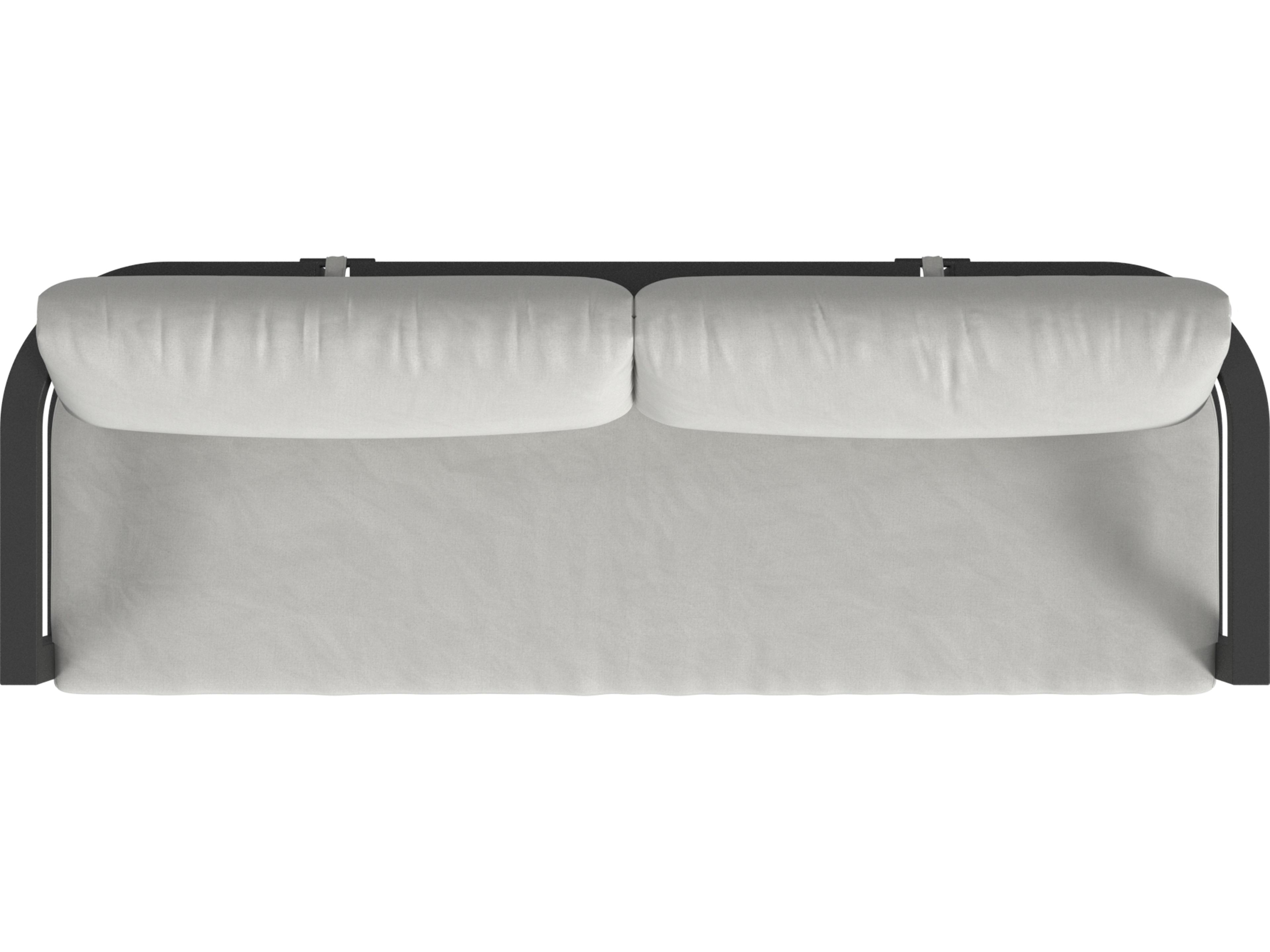 Sunset West  Malibu Sofa in Cast Silver